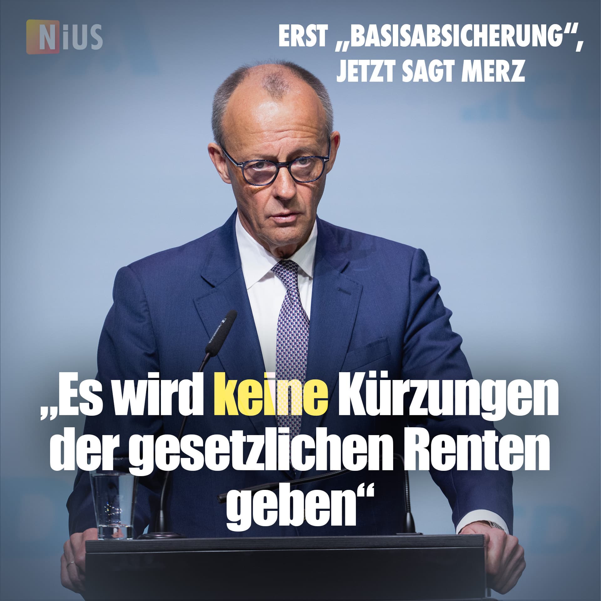 Merz: „Es wird keine Kürzungen der gesetzlichen Renten geben“
