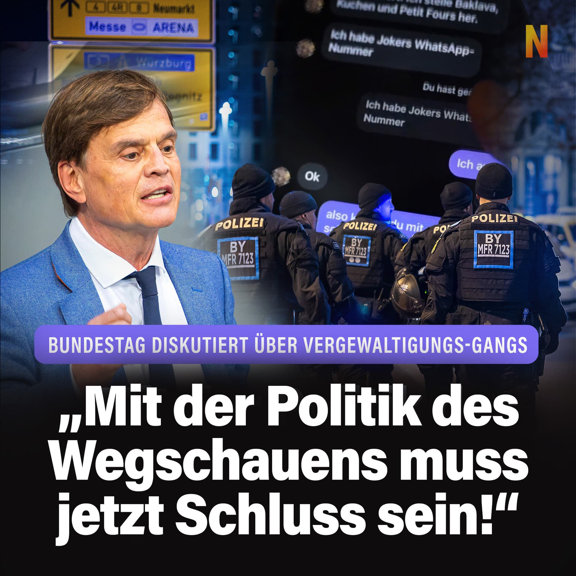 Bundestag diskutiert über Vergewaltigungs-Gangs: „Mit der Politik des Wegschauens muss jetzt Schluss sein!“