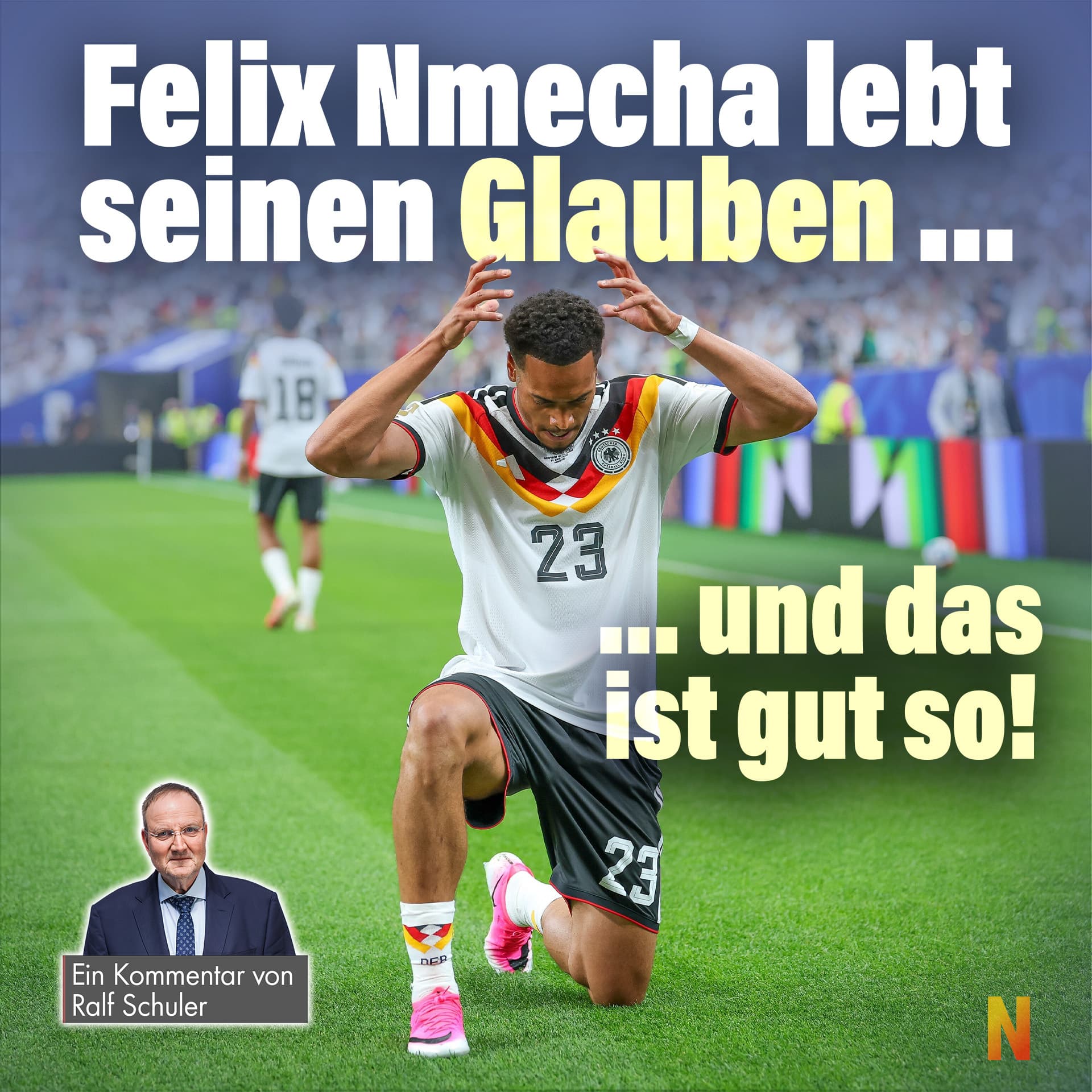 Felix Nmecha lebt seinen Glauben – und das ist gut so!