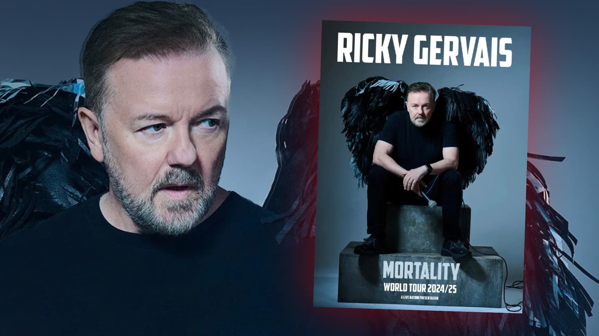 Hasskriminalität, Zensur und Rassismus: Ricky Gervais seziert in seinem neuen Netflix-Special „Mortality“ politische Konfliktlinien