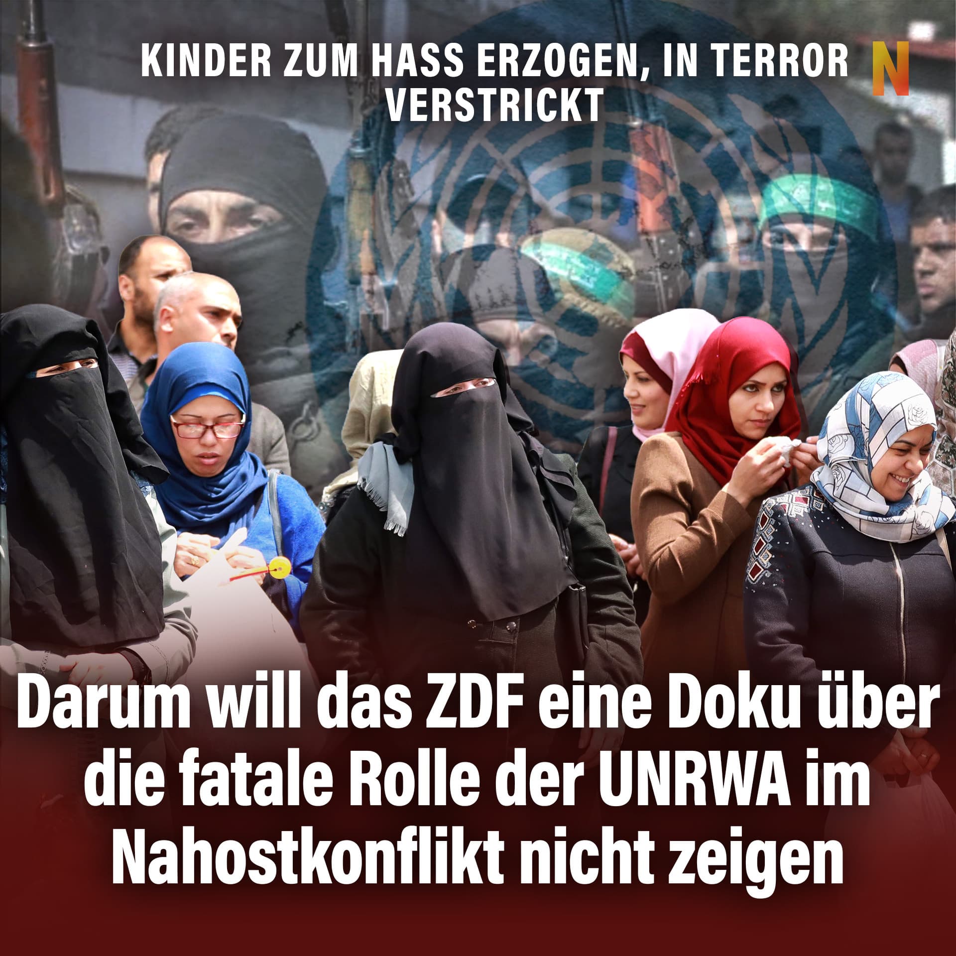 Die fatale Rolle der UNRWA: ZDF will TV-Doku über das Palästinenserhilfswerk nicht zeigen