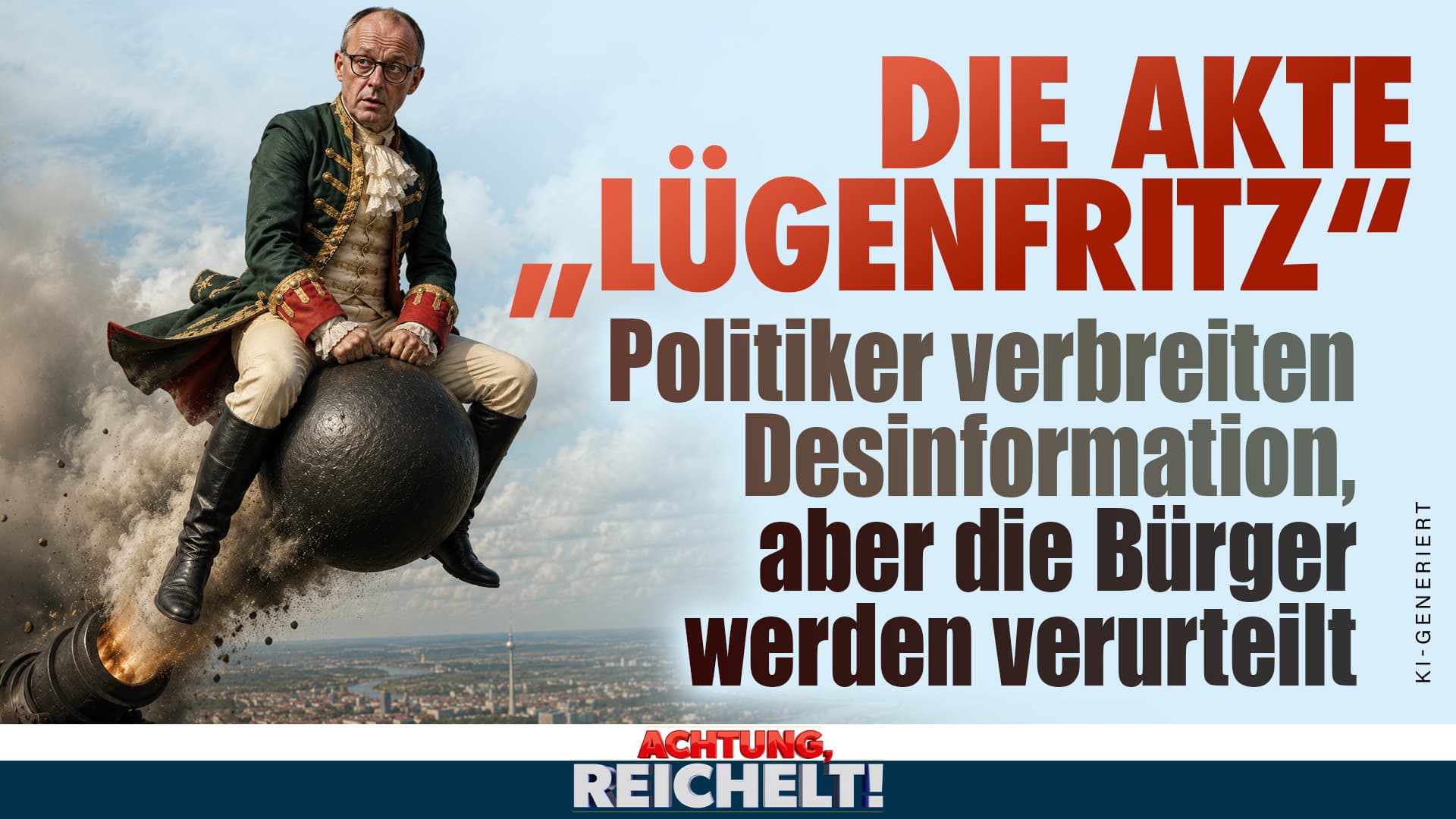 Akte "Lügenfritz"! Politiker lügen, Bürger werden vor Gericht gestellt