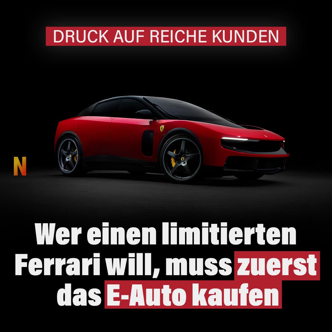 Wer einen limitierten Ferrari will, muss zuerst das E-Auto kaufen