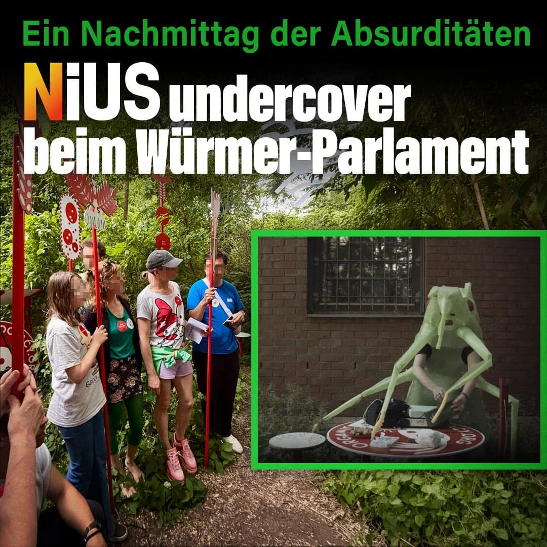 Ein Nachmittag der Absurditäten: NIUS undercover beim Würmer-Parlament