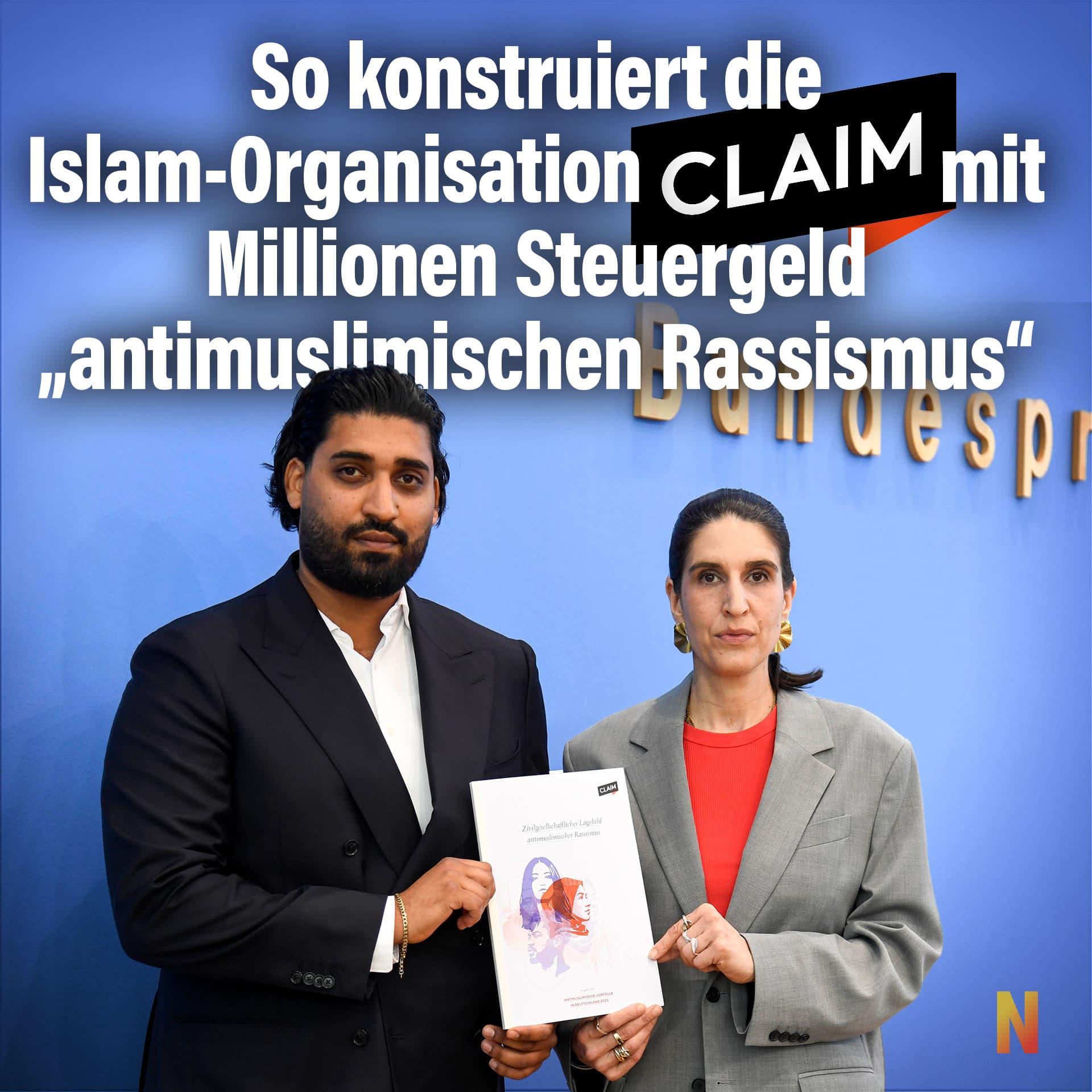 So konstruiert die Islam-Organisation „CLAIM“ mit Millionen Steuergeld „antimuslimischen Rassismus“