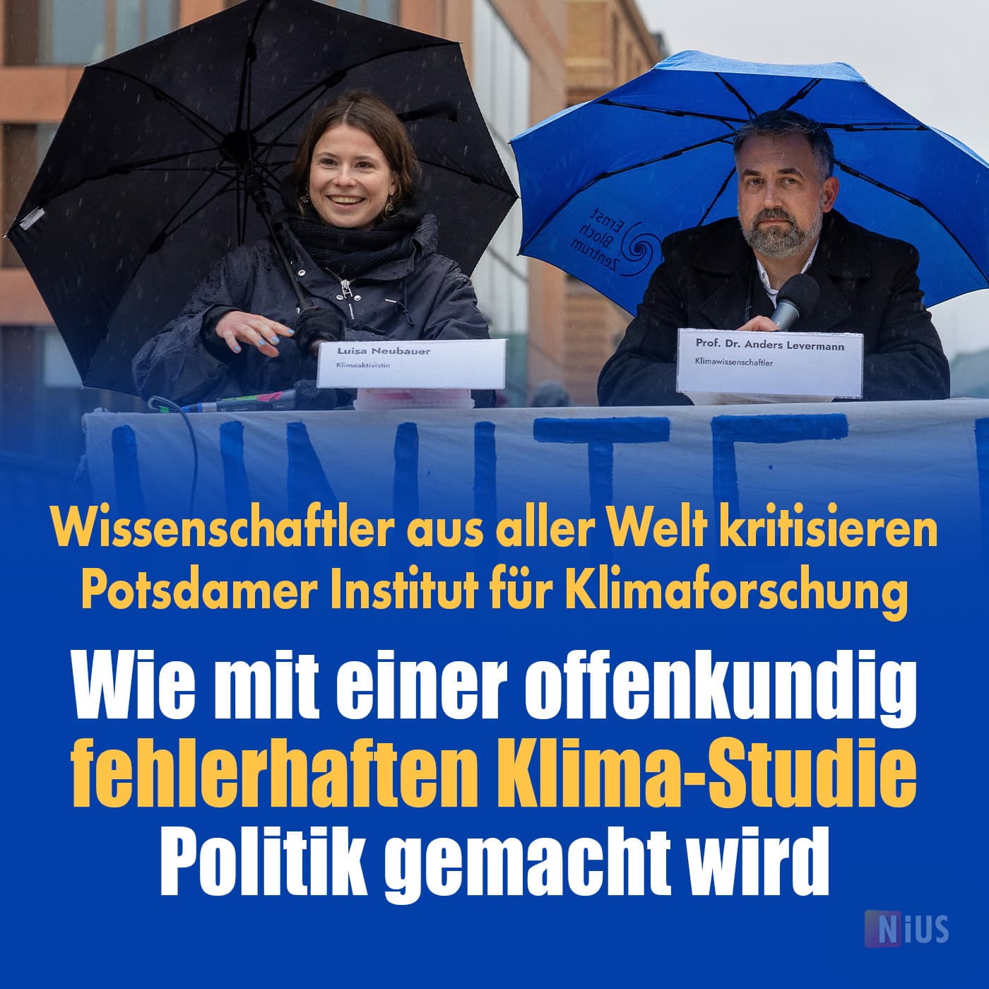 Wie mit einer offenkundig fehlerhaften Klima-Studie Politik gemacht wird