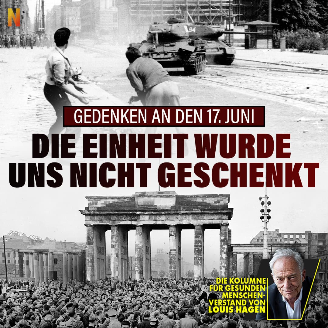 Gedenken an den 17. Juni: Die Einheit wurde uns nicht geschenkt