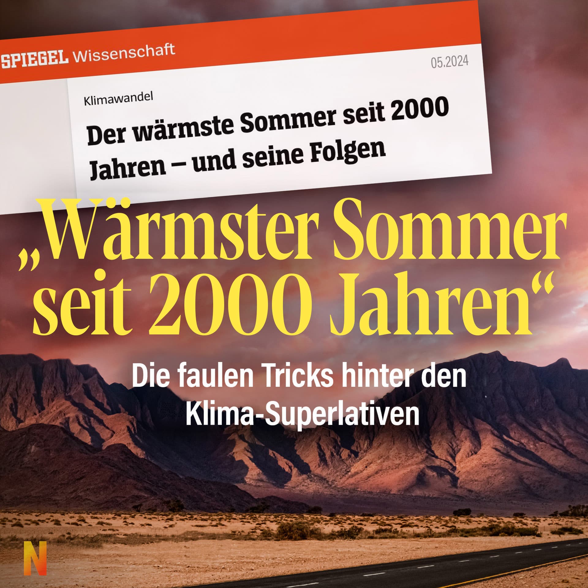 „Wärmster Sommer seit 2000 Jahren“ – die faulen Tricks hinter den Klima-Superlativen