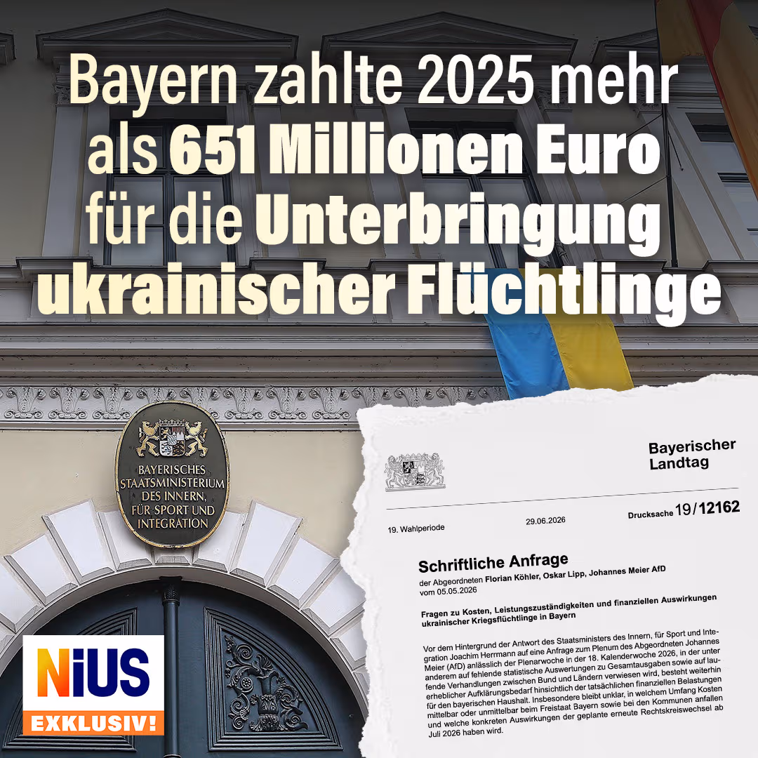 Bayern zahlte 2025 mehr als 651 Millionen Euro für die Unterbringung ukrainischer Flüchtlinge