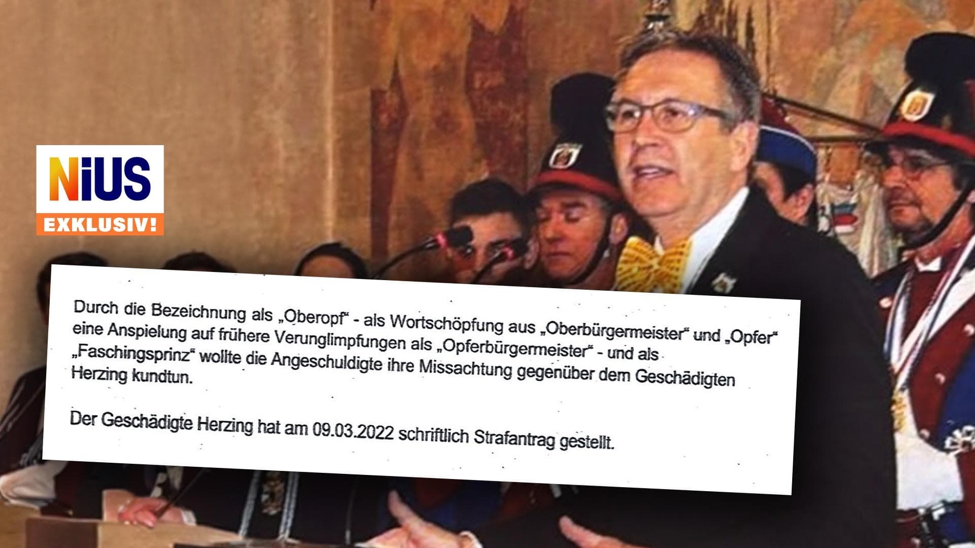 Weil sie einen Bürgermeister „Faschingsprinz“ nannte: Gericht verurteilte Bürgerin für Beleidigung