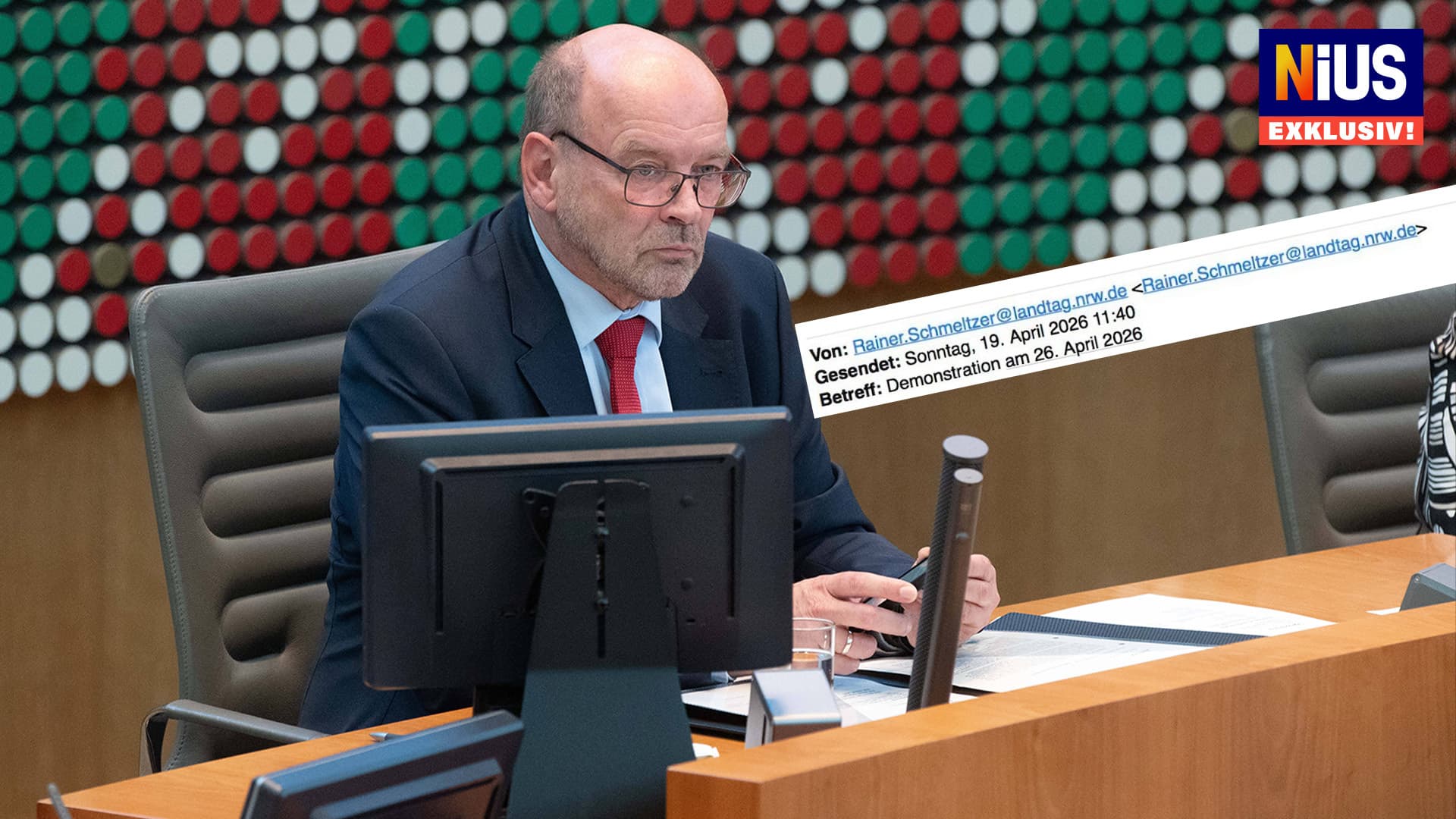 NRW-Landtags-Vizepräsident (SPD) ruft Schulen über Landtags-Mail zu Anti-AfD-Demo auf – Verstoß gegen Neutralitätspflicht?