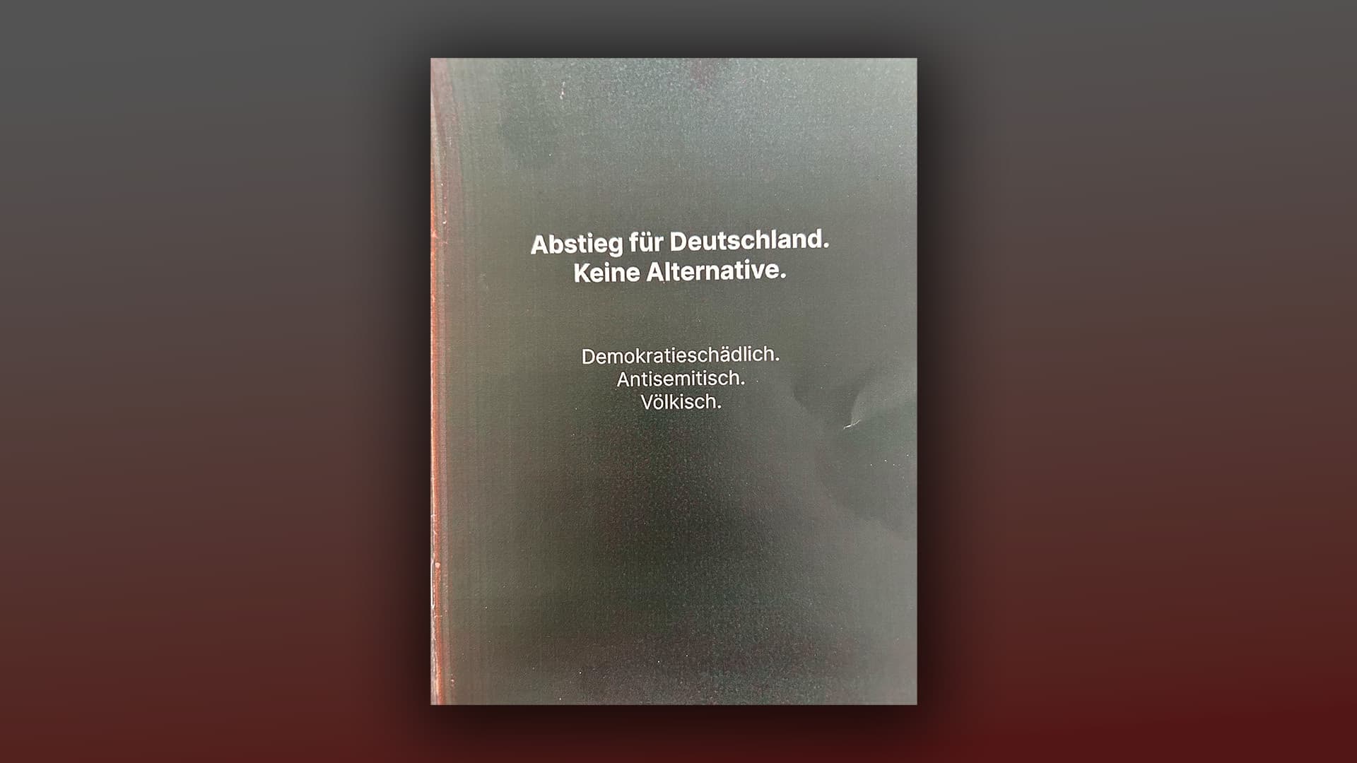 Aus „Sieg-Mund“ wird „Sieg Heil“: Wie eine CDU-Broschüre die Dämonisierung der AfD eskaliert