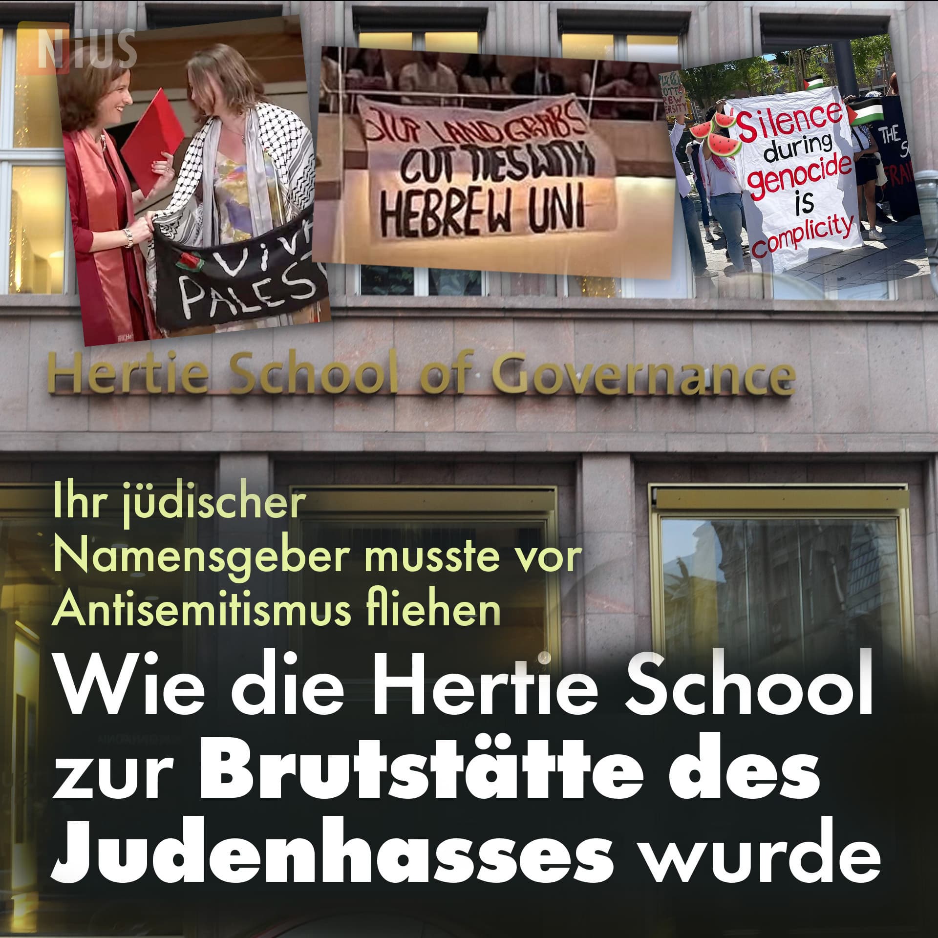 Hertie-Gründer floh vor Nazi-Terror – seine Uni ist jetzt Brutstätte für Judenhasser