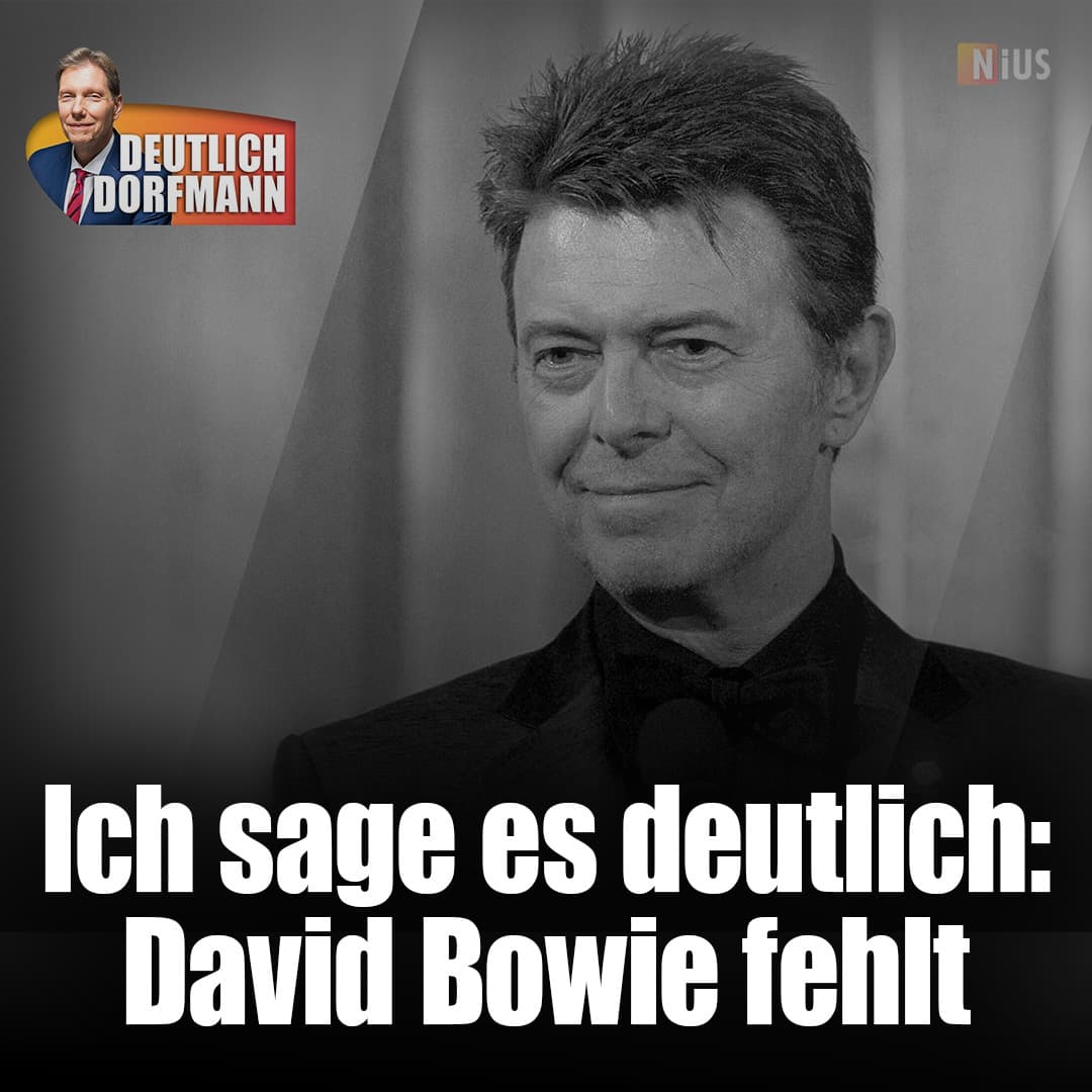 Ich sage es deutlich: David Bowie fehlt