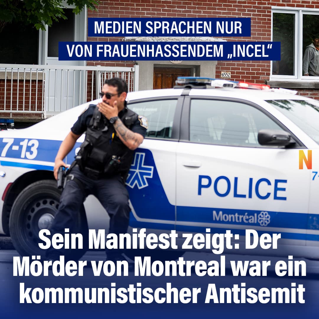 Sein Manifest zeigt: Der Mörder von Montreal war ein kommunistischer Antisemit