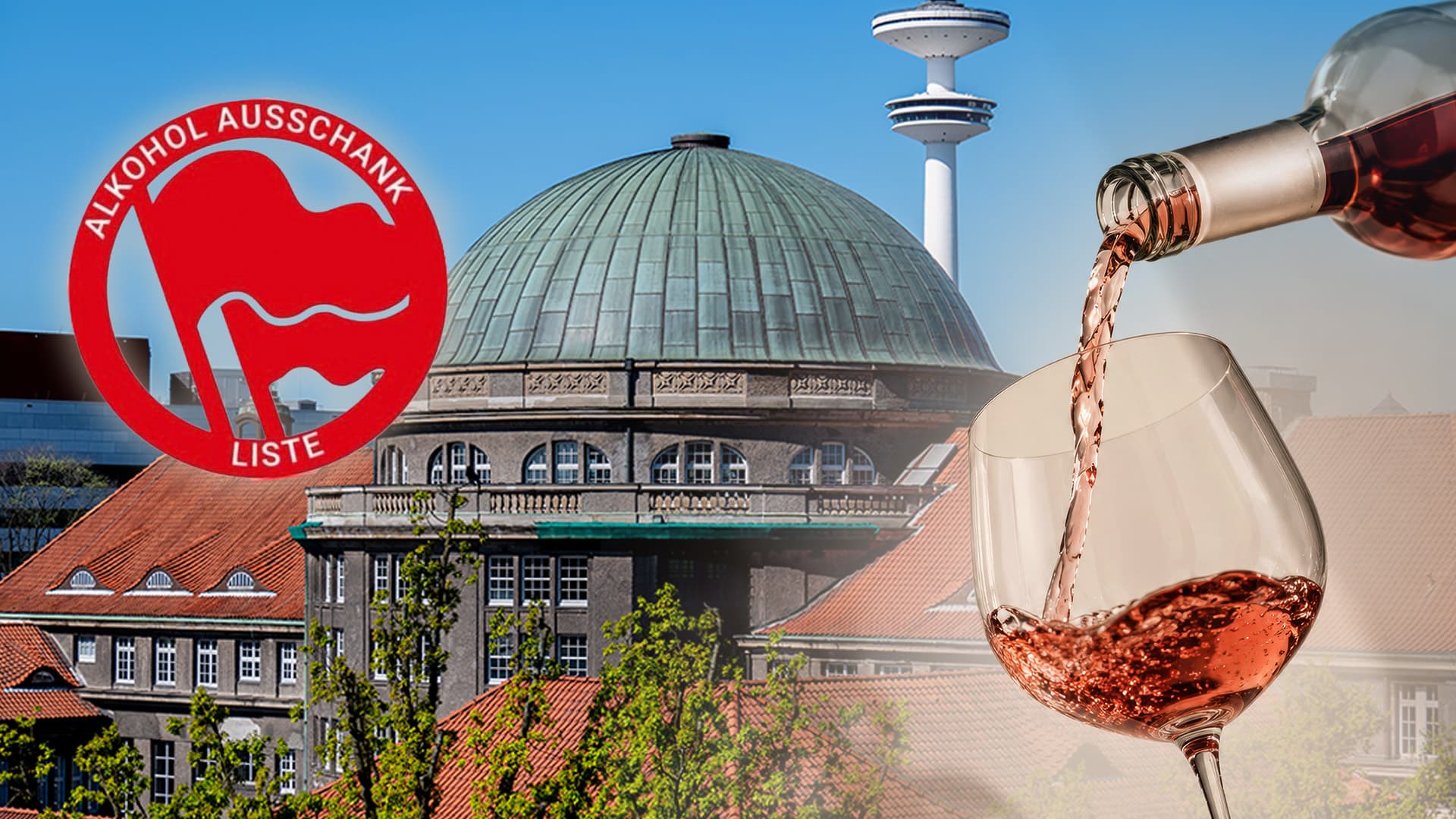 Wahl des Studentenparlaments: An der Uni Hamburg kann man für „Alkohol zurück in die Mensen“ stimmen