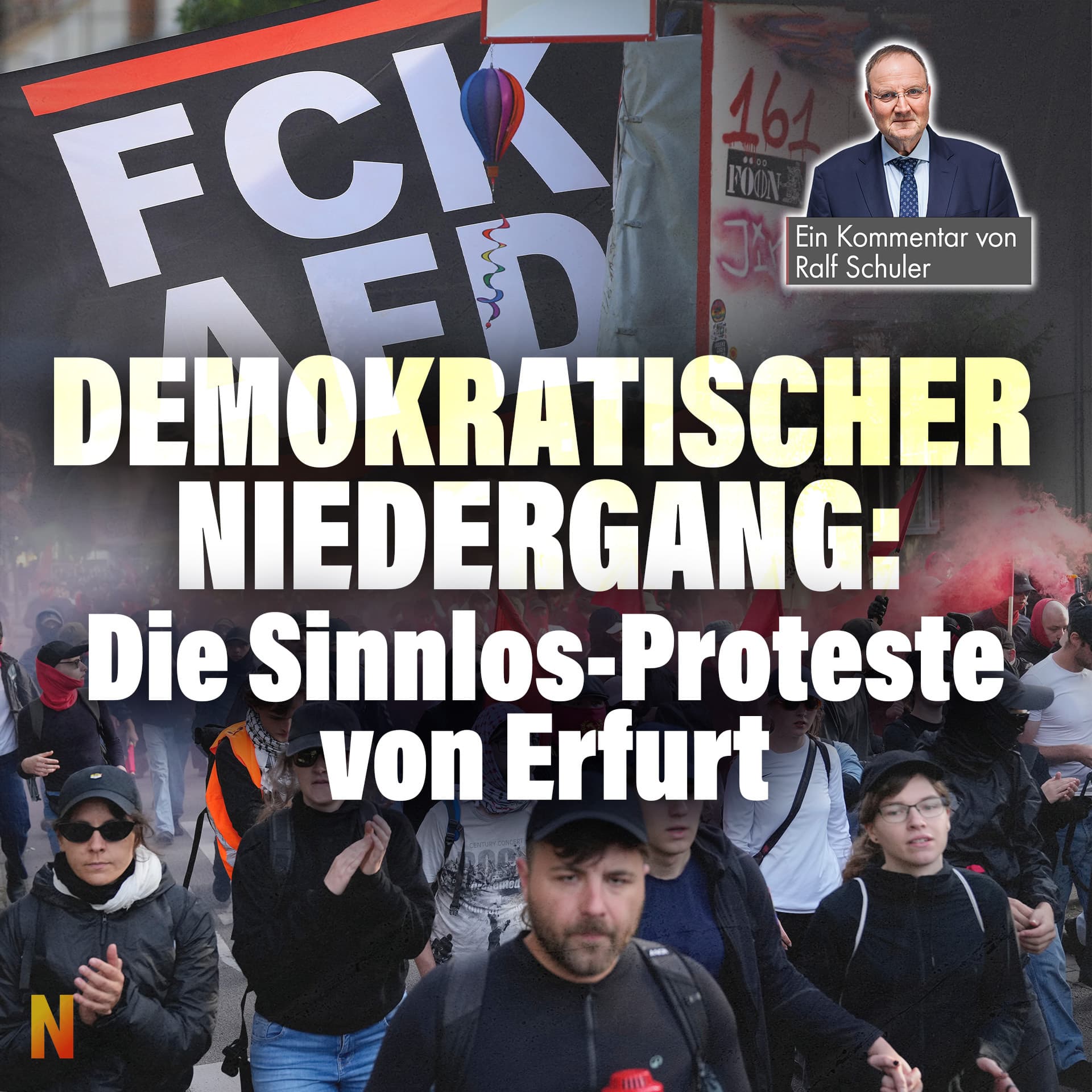 Demokratischer Niedergang: Die Sinnlos-Proteste von Erfurt