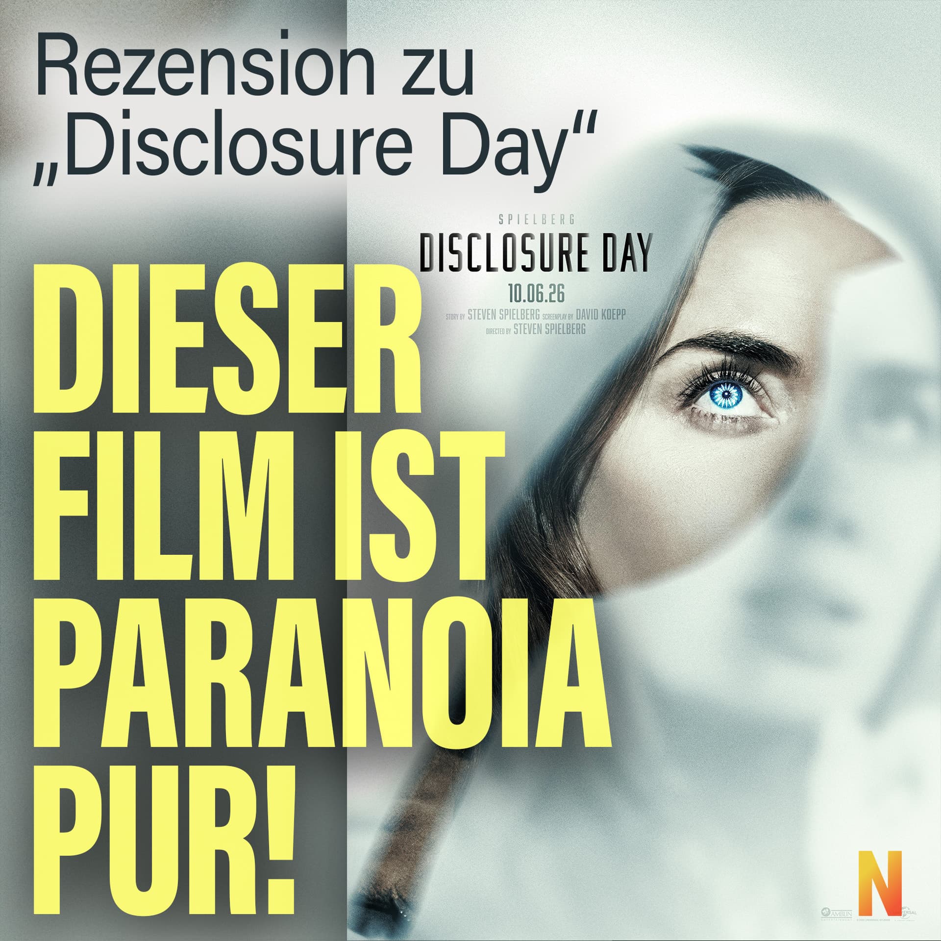 Rezension zu „Disclosure Day“: Dieser Film ist Paranoia pur!