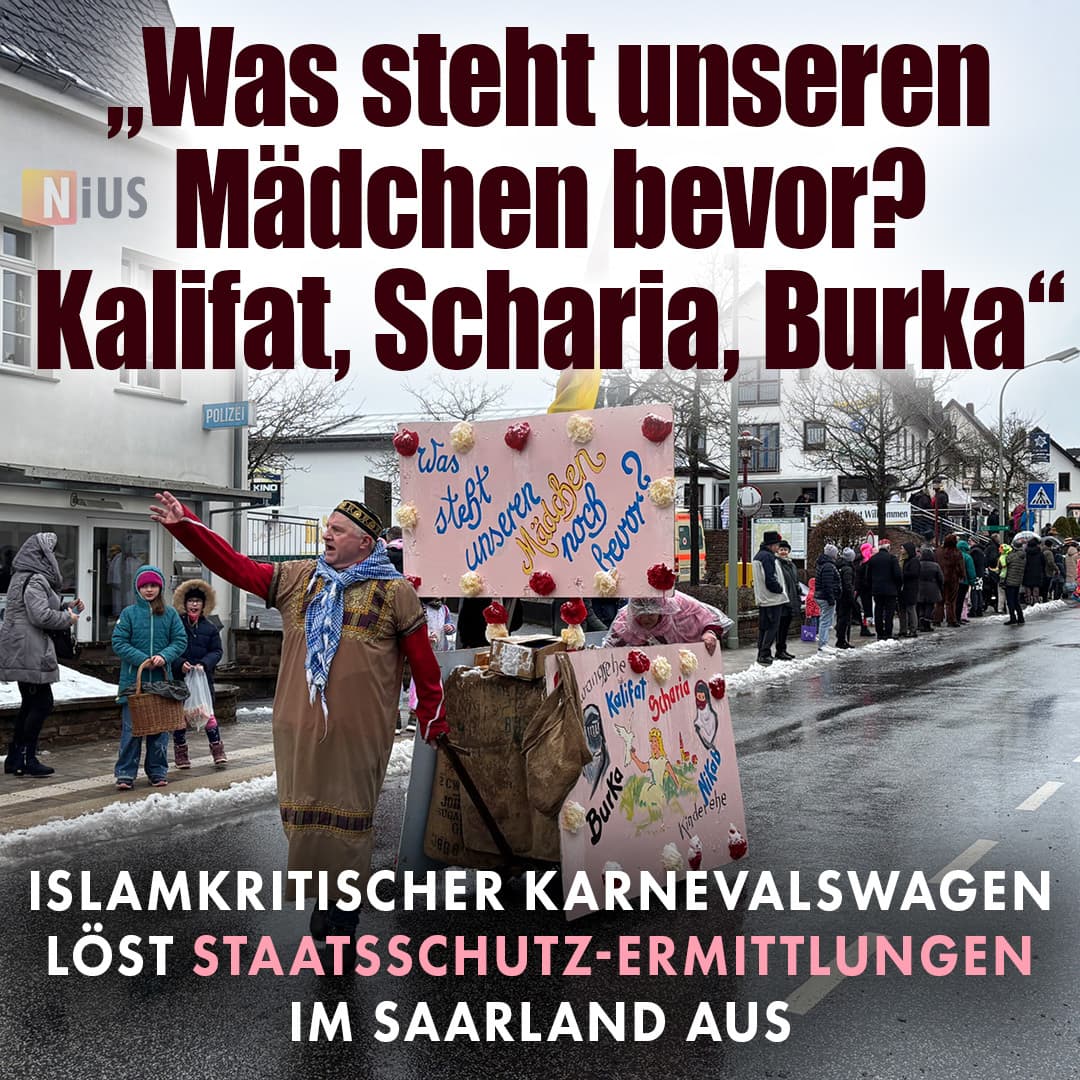 Islamkritischer Karnevalswagen löst Staatsschutz-Ermittlungen im Saarland aus