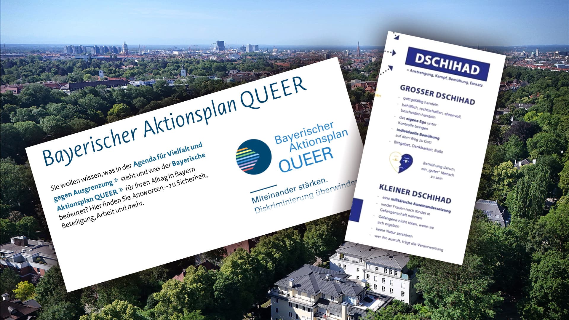 Land Bayern plant Queer-Aufklärung mit Dschihad-Fans