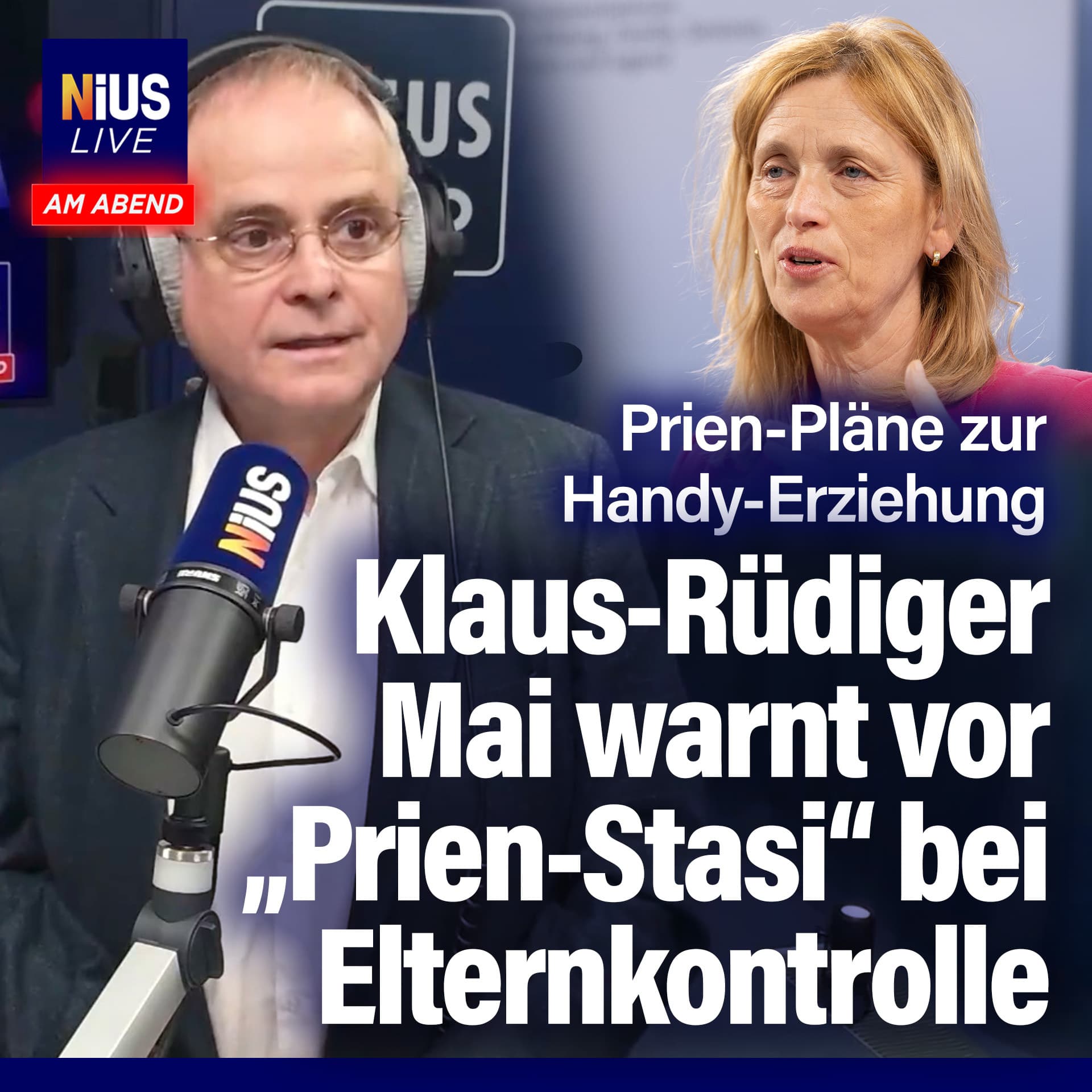„Prien-Stasi“: Klaus-Rüdiger Mai warnt vor staatlicher Kontrolle der Eltern