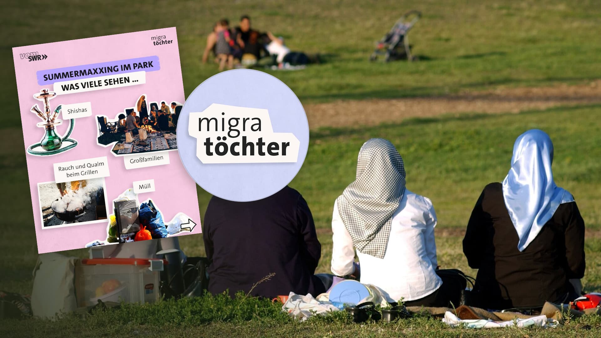 SWR-Format erklärt, wie man Rauch und Großfamilien im Park „eigentlich sehen” soll