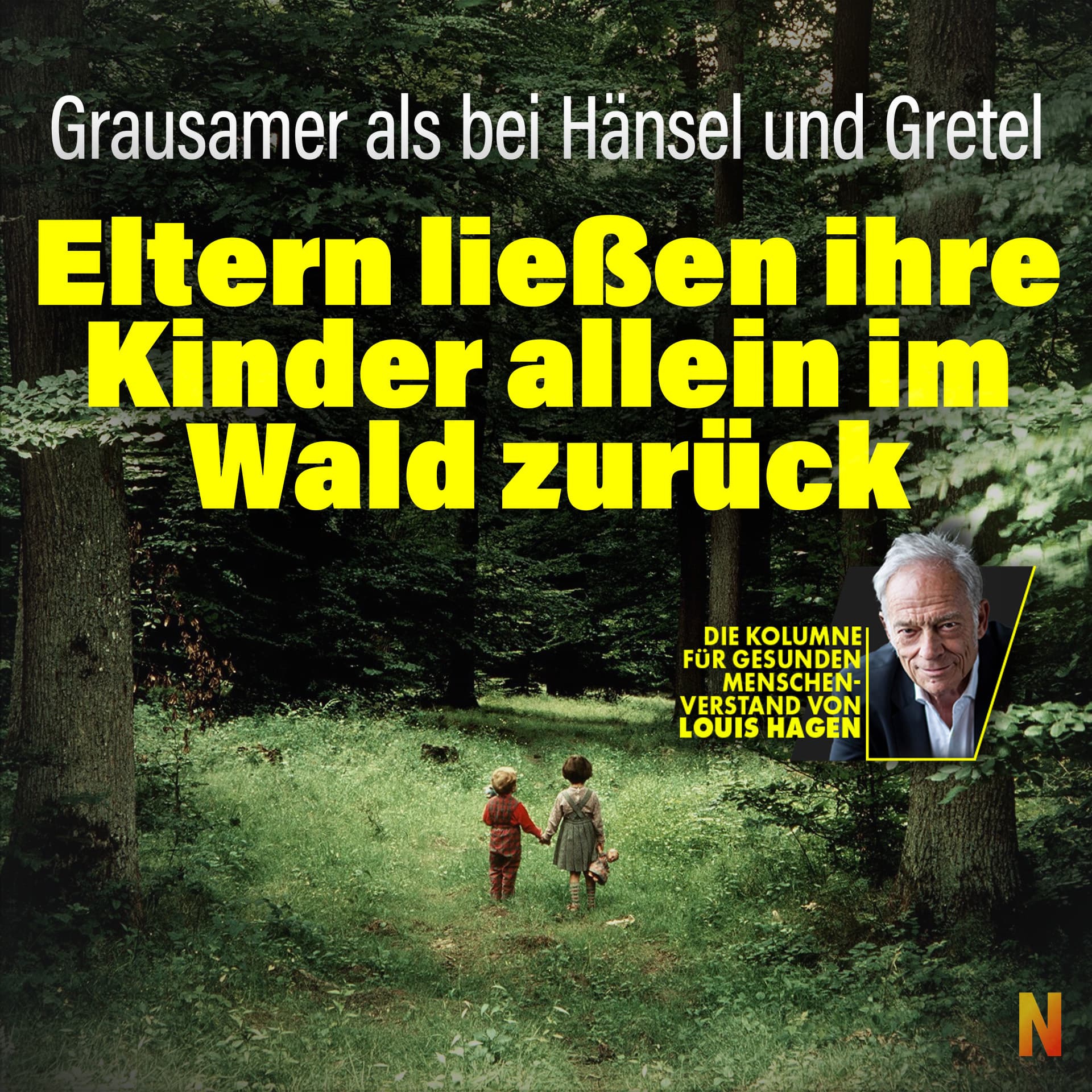 Grausamer als bei Hänsel und Gretel: Eltern ließen ihre Kinder allein im Wald zurück