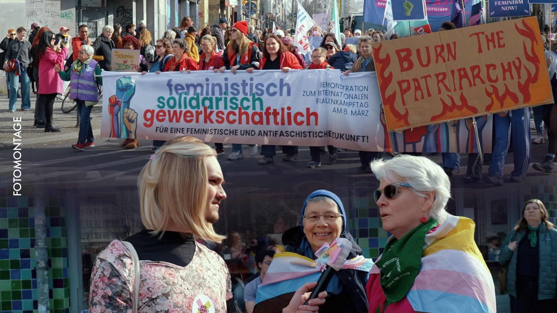 NIUS-Reporter als Frau auf dem „Feministischen Kampftag“