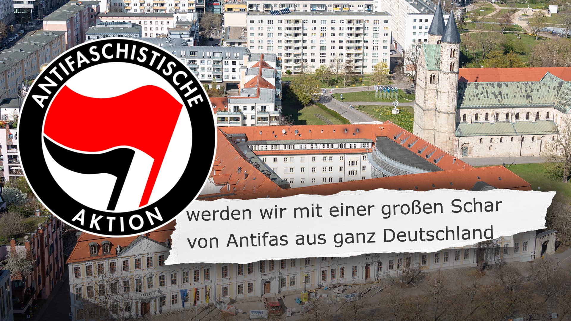 Antifa möchte bei AfD-Wahlsieg Landtag in Magdeburg stürmen
