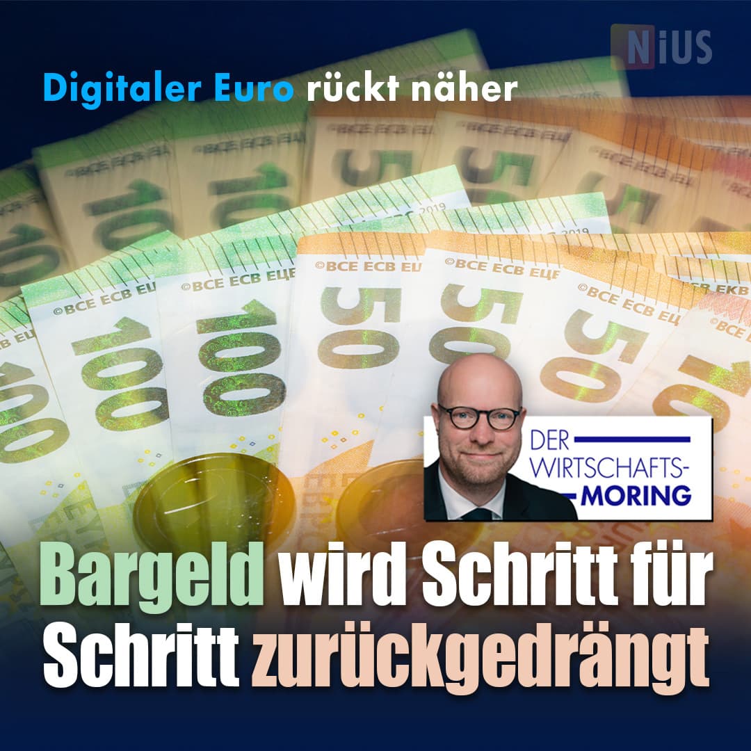 Digitaler Euro rückt näher: Bargeld wird Schritt für Schritt zurückgedrängt