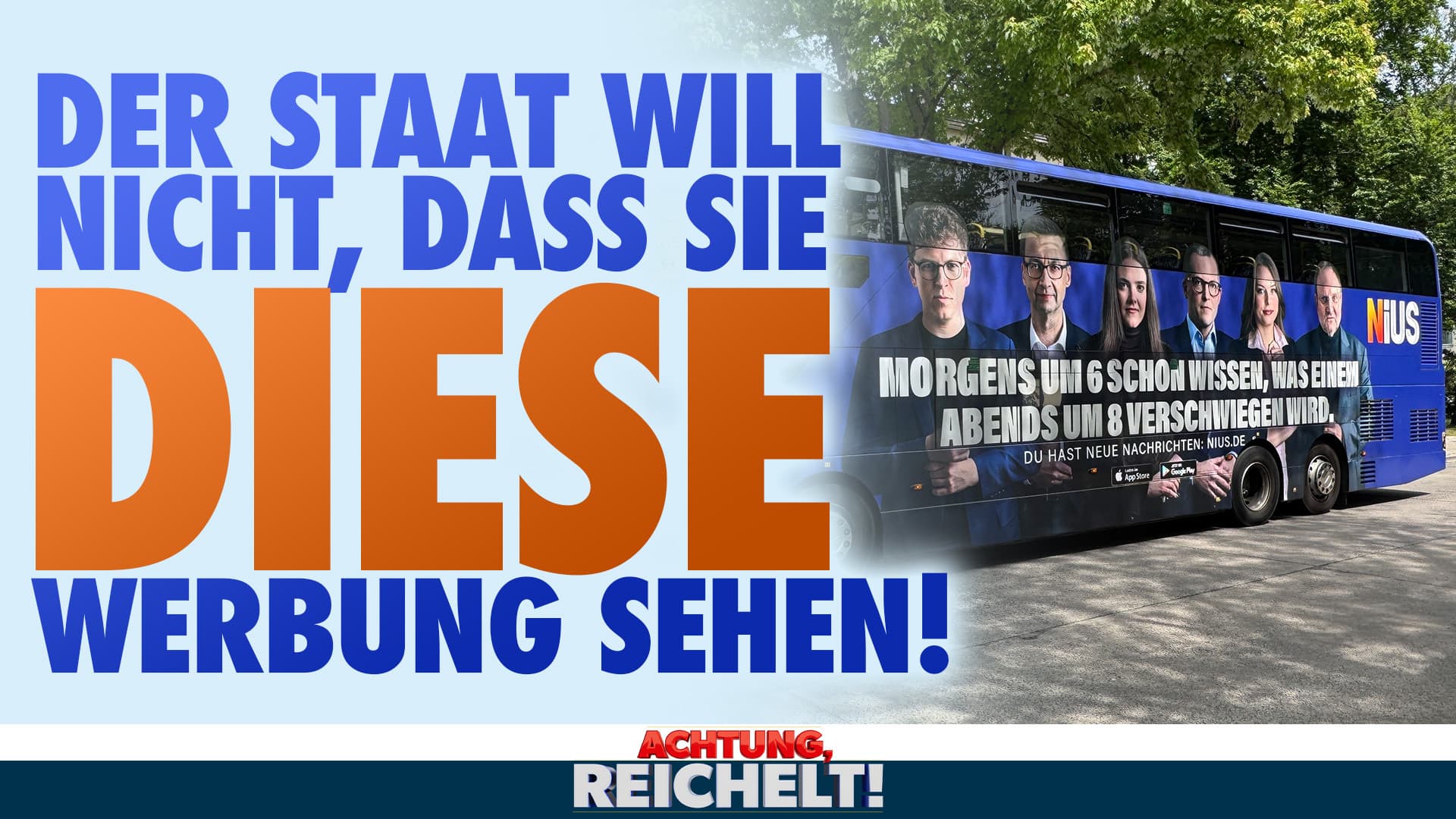 NIUS-Bus macht Linken so viel Angst, dass sie ausrasten und zensieren