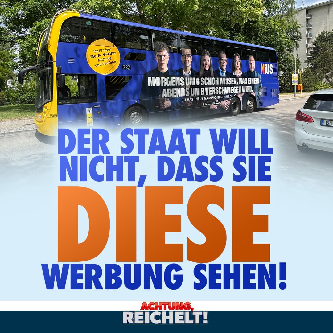 Der Staat will nicht, dass Sie diese Werbung sehen!