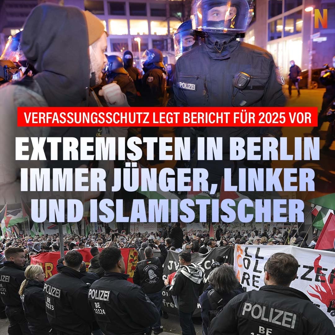 Verfassungsschutz: Extremisten in Berlin immer jünger, linker und islamistischer