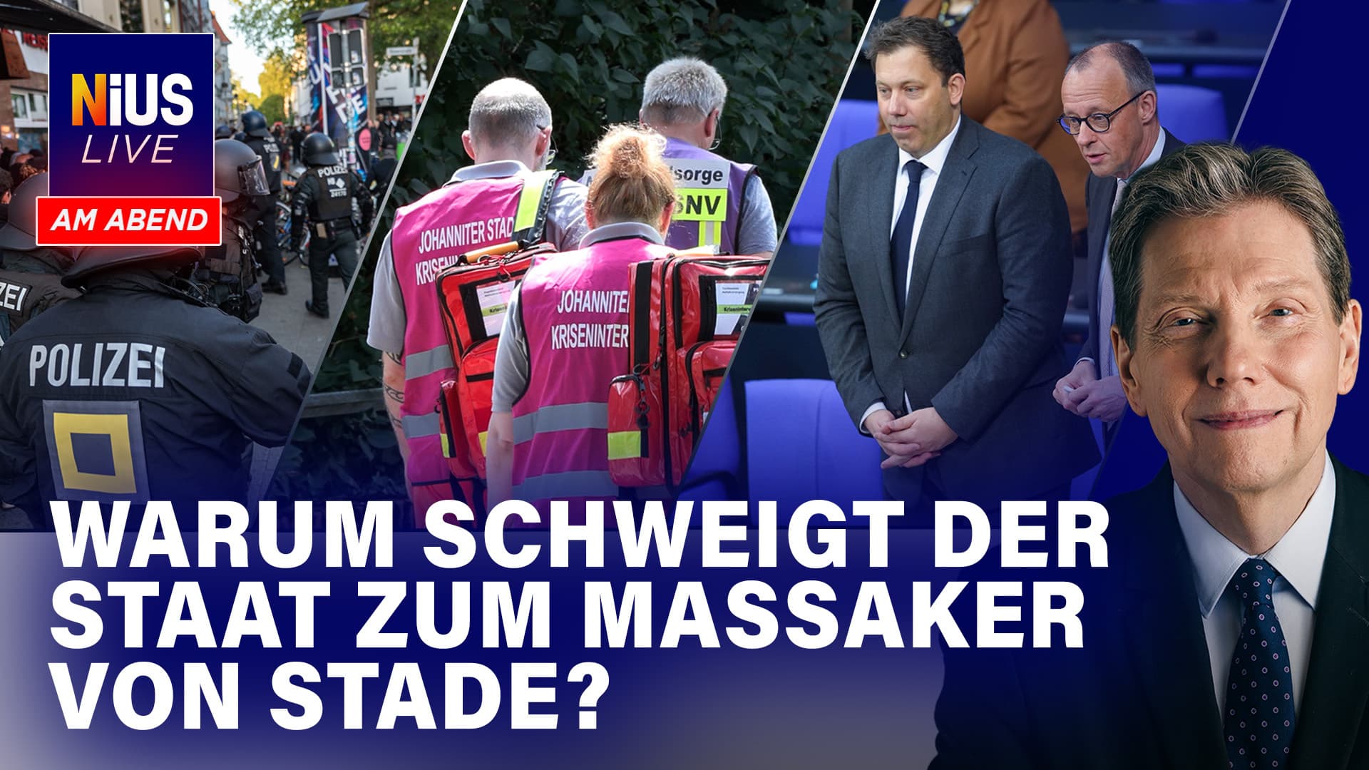 In Erfurt drohen am Wochenende Gewalt-Exzesse I NIUS Live am Abend vom 01.07.2026