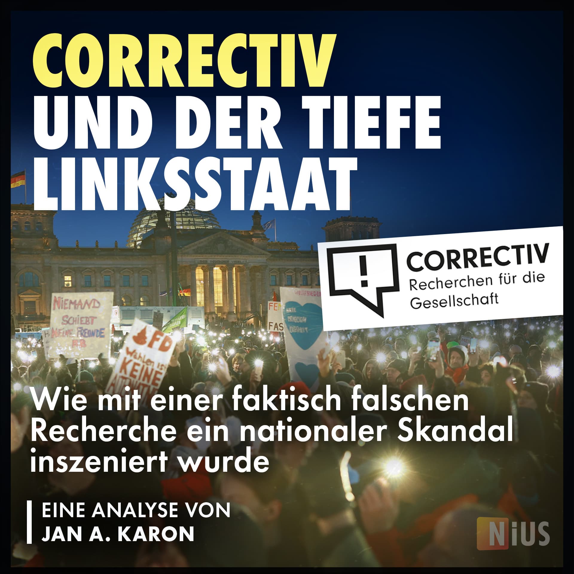 Correctiv und der tiefe Linksstaat: Wie mit einer faktisch falschen Recherche ein nationaler Skandal inszeniert wurde