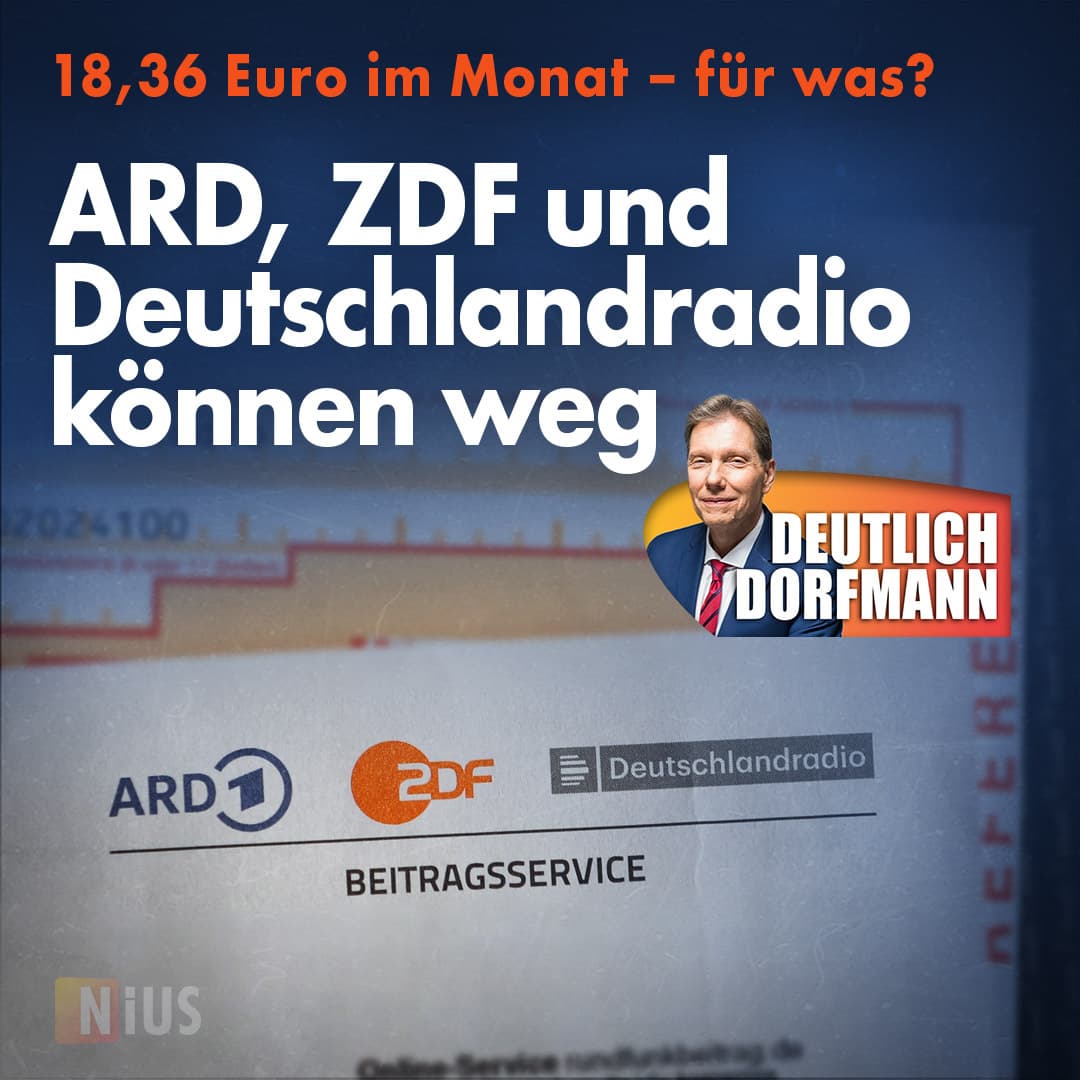 18,36 Euro im Monat – für was? ARD, ZDF und Deutschlandradio können weg