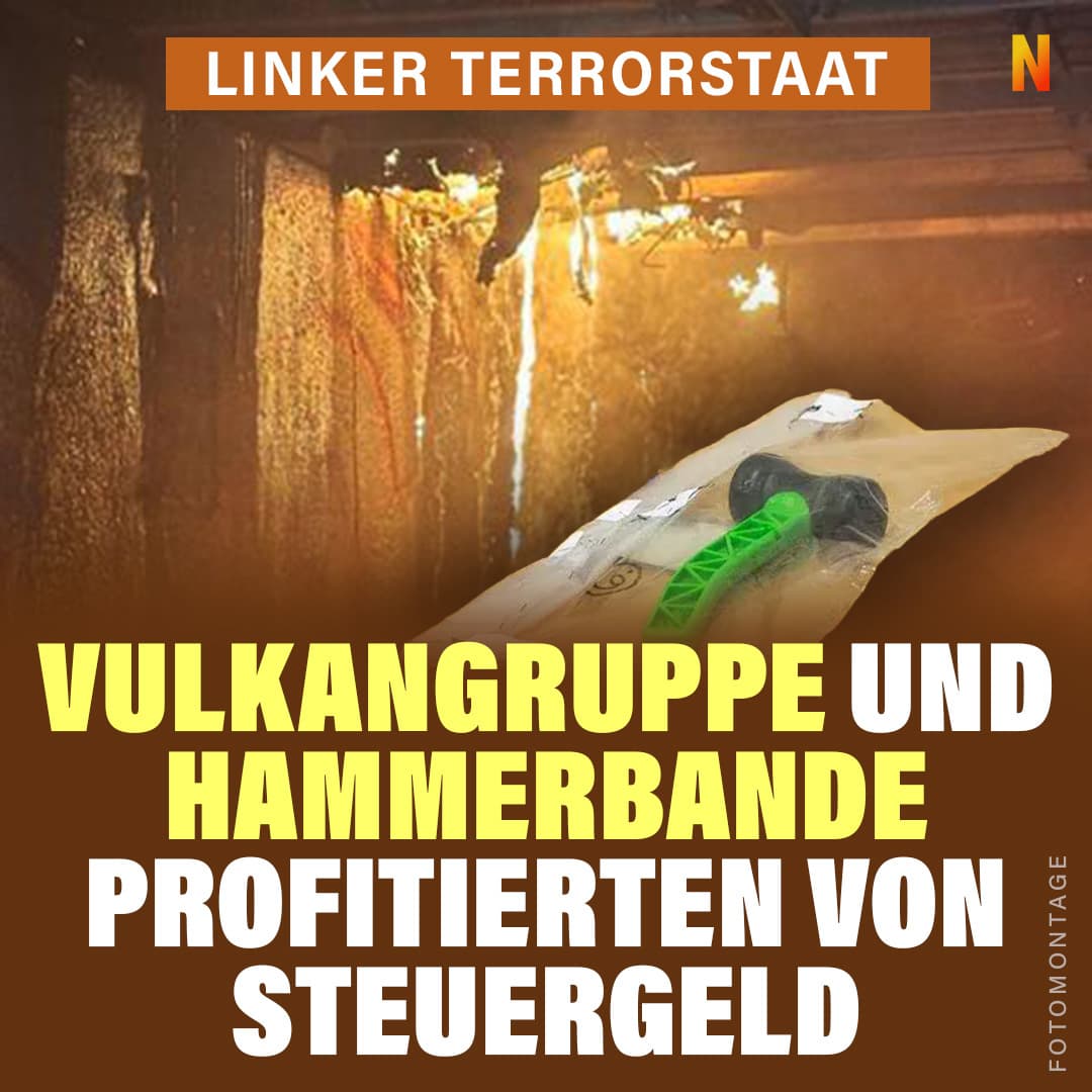 Linker Terrorstaat: Vulkangruppe und Hammerbande profitierten von Steuergeld