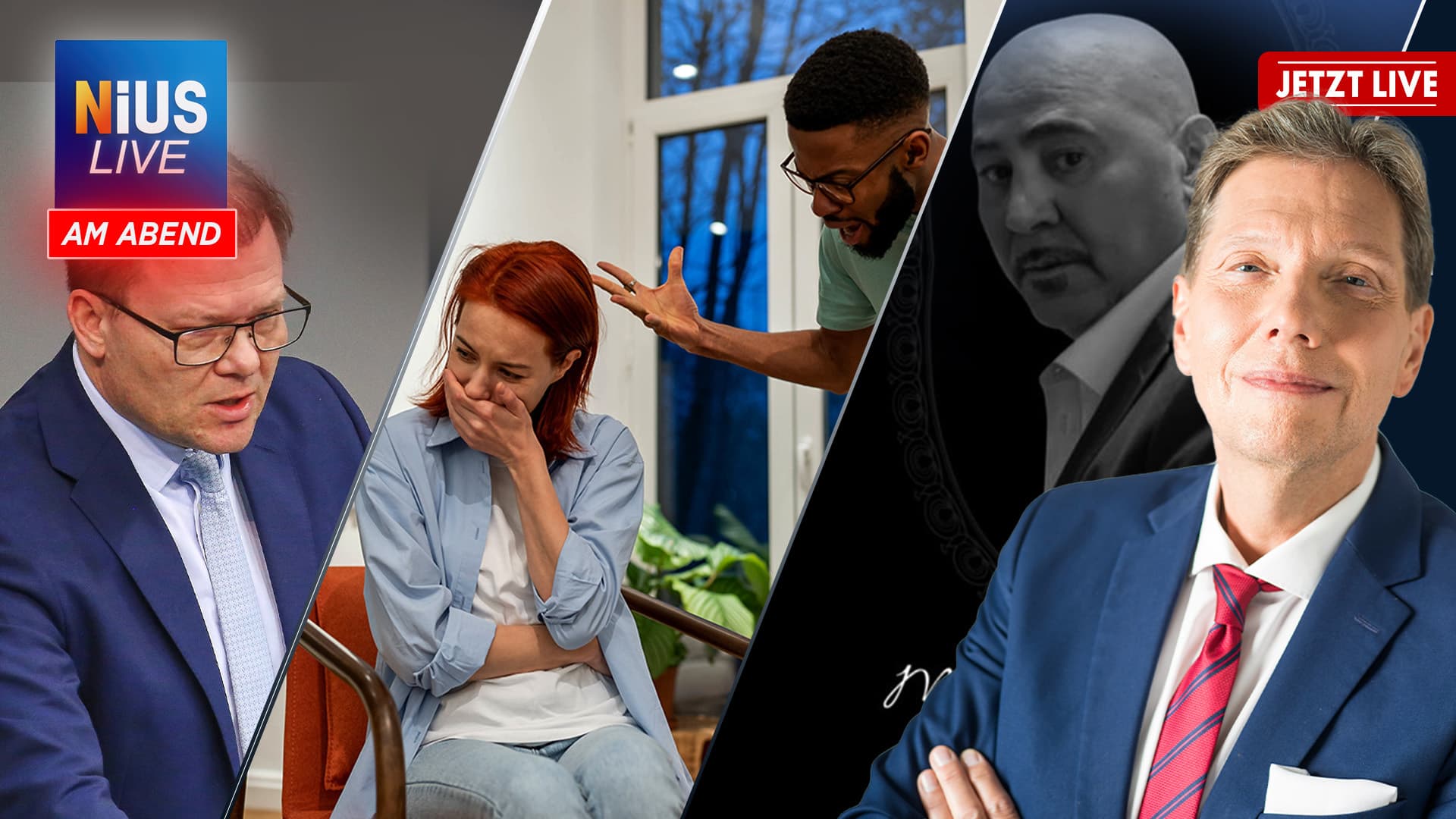 Das war NIUS Live am Abend: Jede fünfte Frau wird zu Hause bedroht oder geschlagen