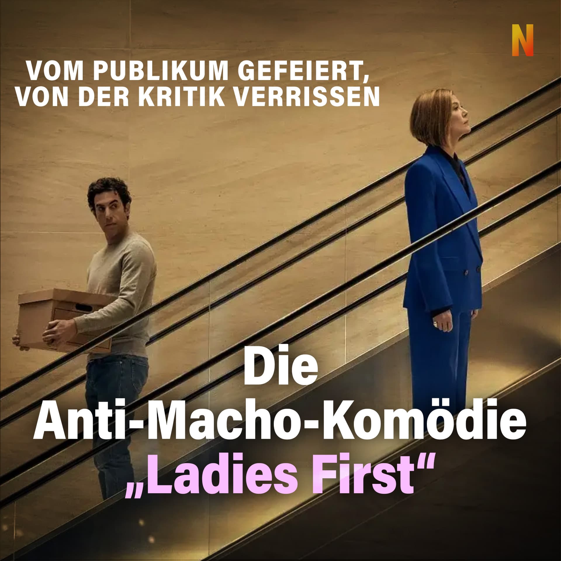 Vom Publikum gefeiert, von der Kritik verrissen: Die Anti-Macho-Komödie „Ladies First”