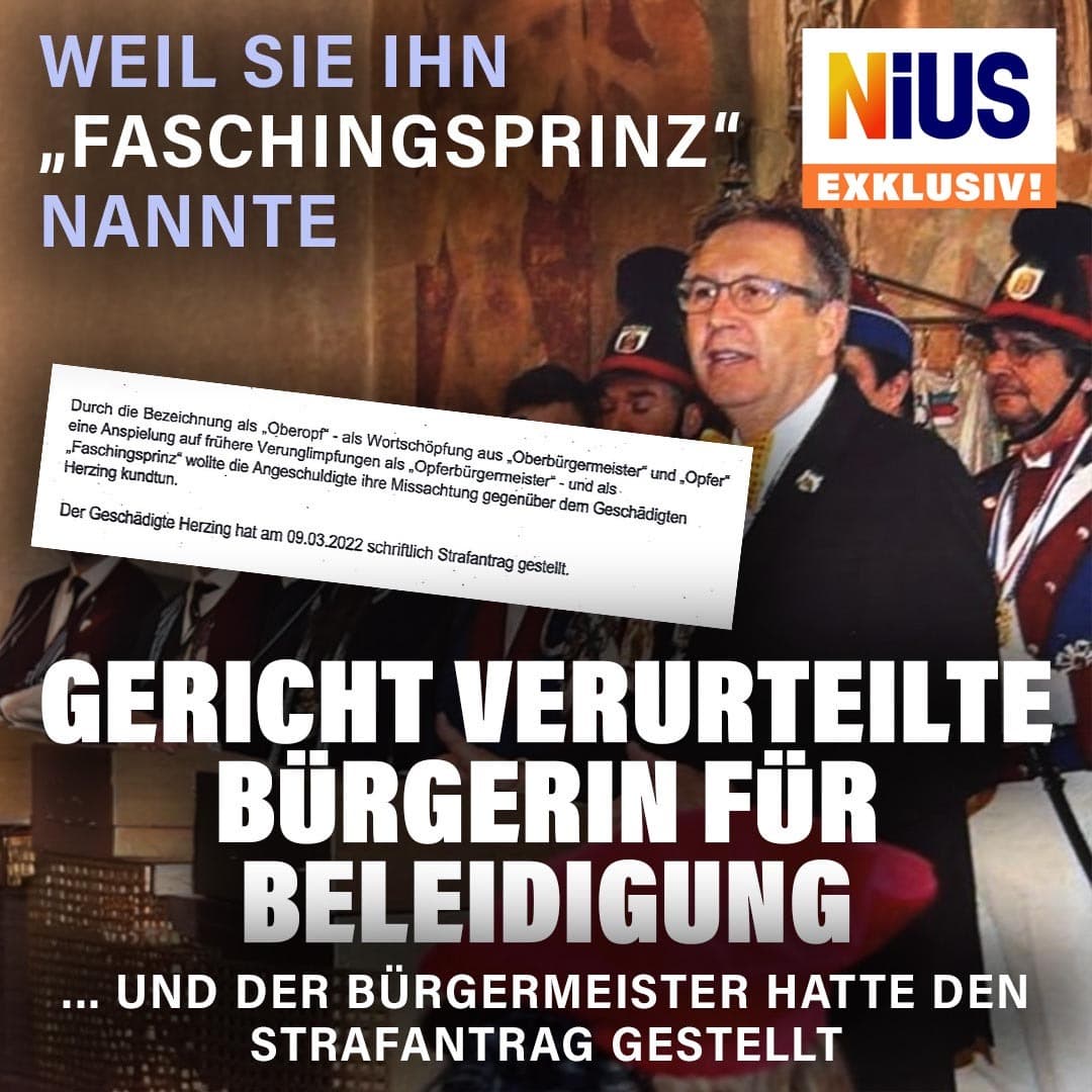Weil sie einen Bürgermeister „Faschingsprinz“ nannte: Gericht verurteilte Bürgerin für Beleidigung