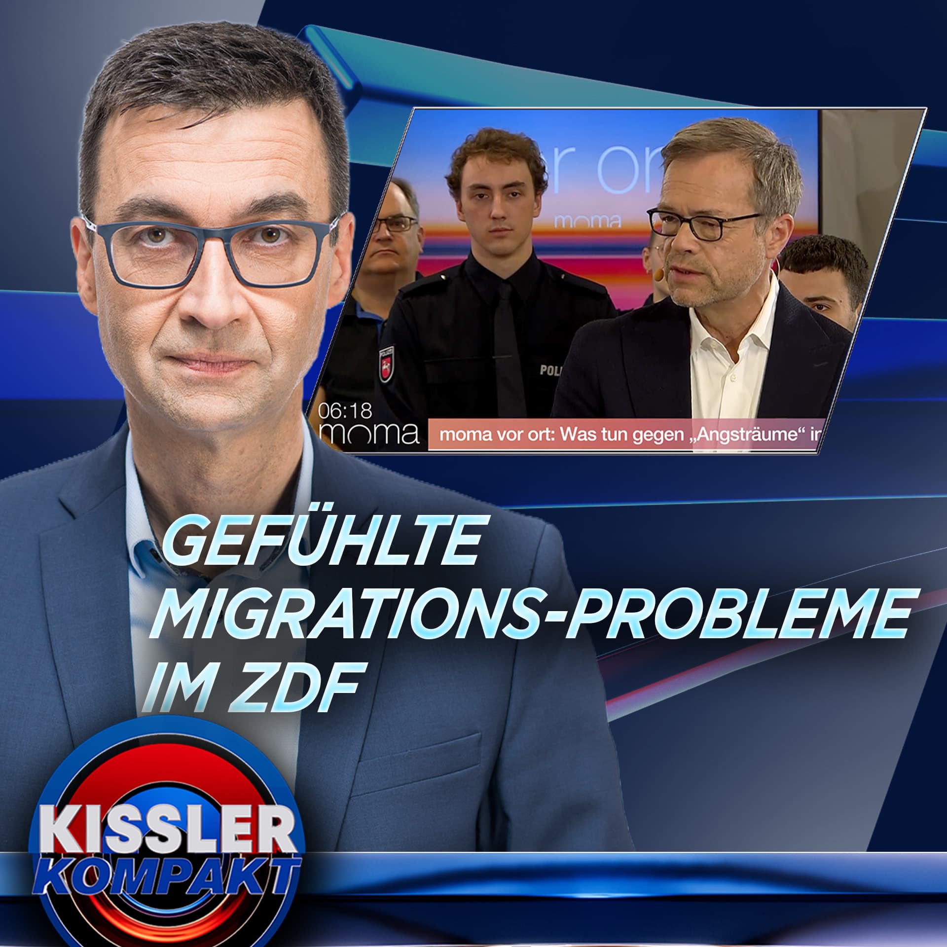 Für das ZDF ist innere Sicherheit ein gefühltes Problem: Im „Morgenmagazin“ herrscht die rosarote Brille