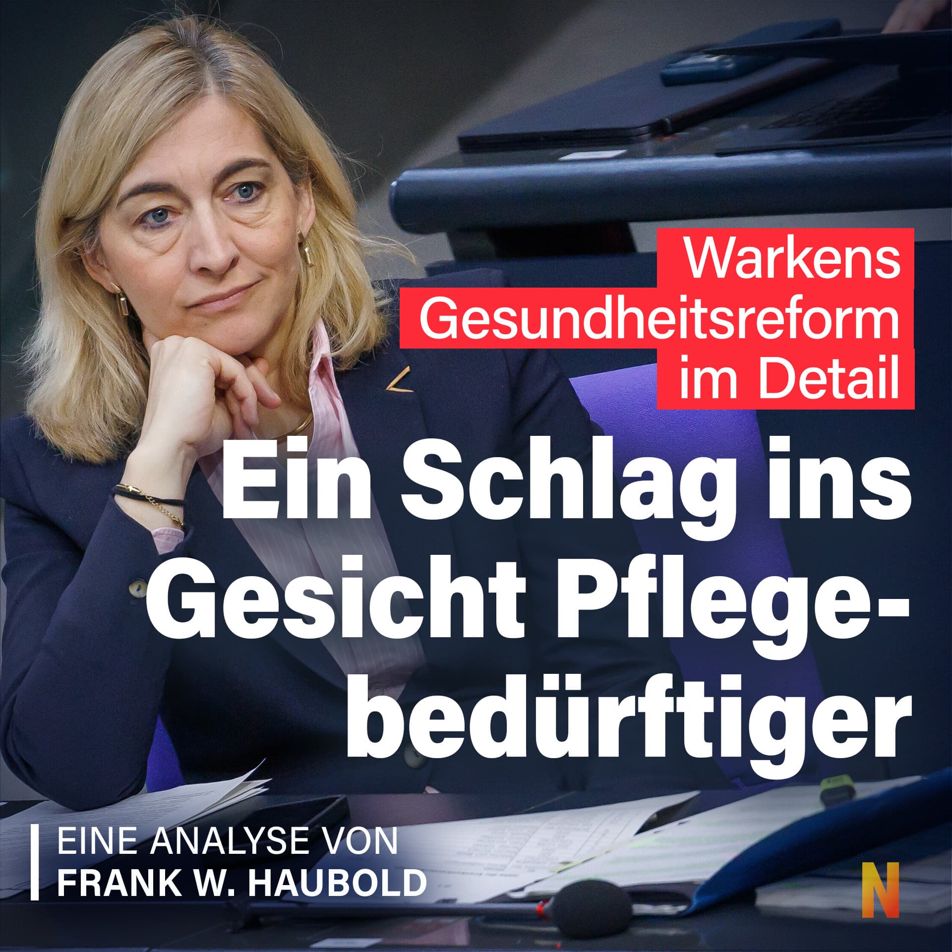 Warkens Gesundheitsreform im Detail: Ein Schlag ins Gesicht Pflegebedürftiger