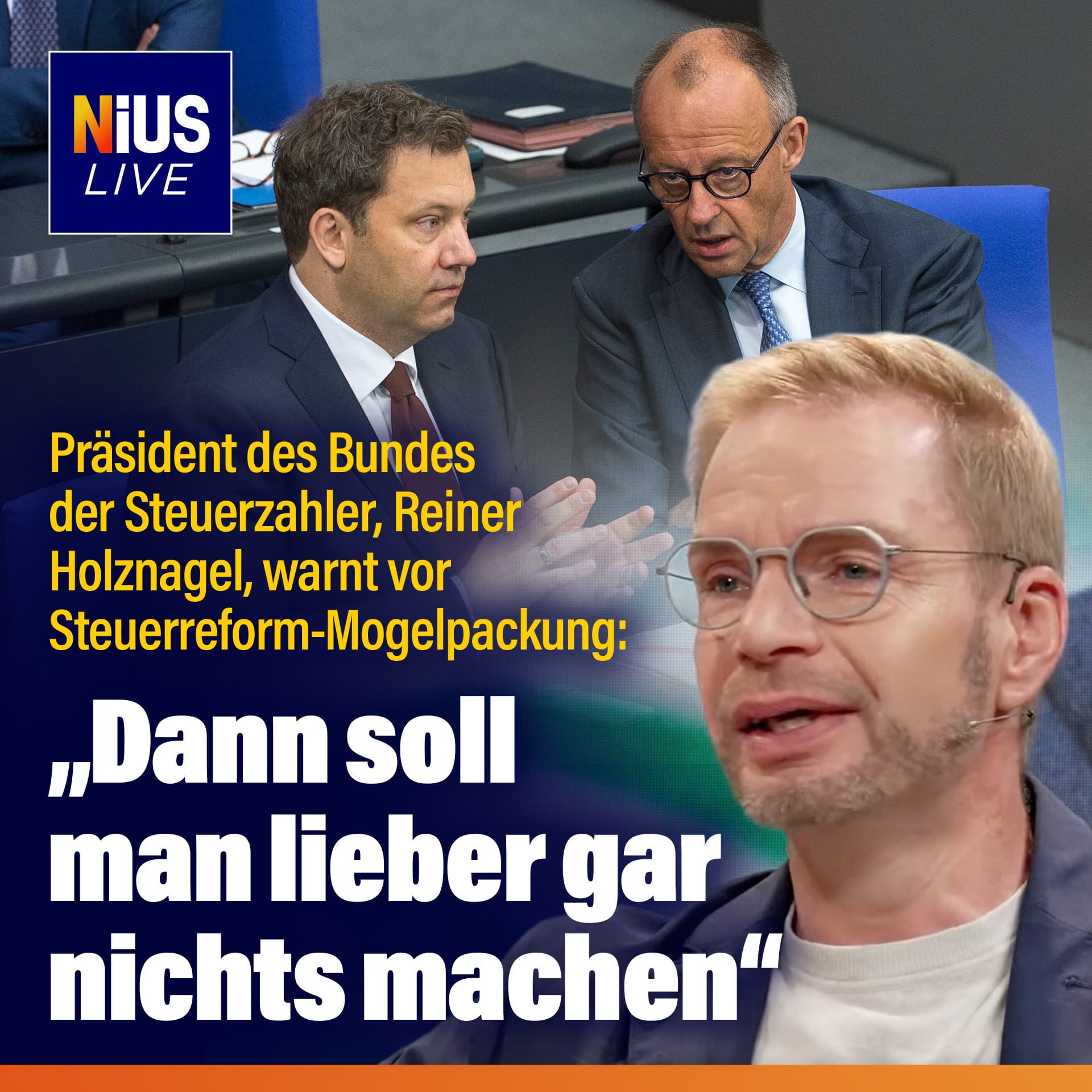 Holznagel warnt vor Steuerreform-Mogelpackung: „Dann soll man lieber gar nichts machen“