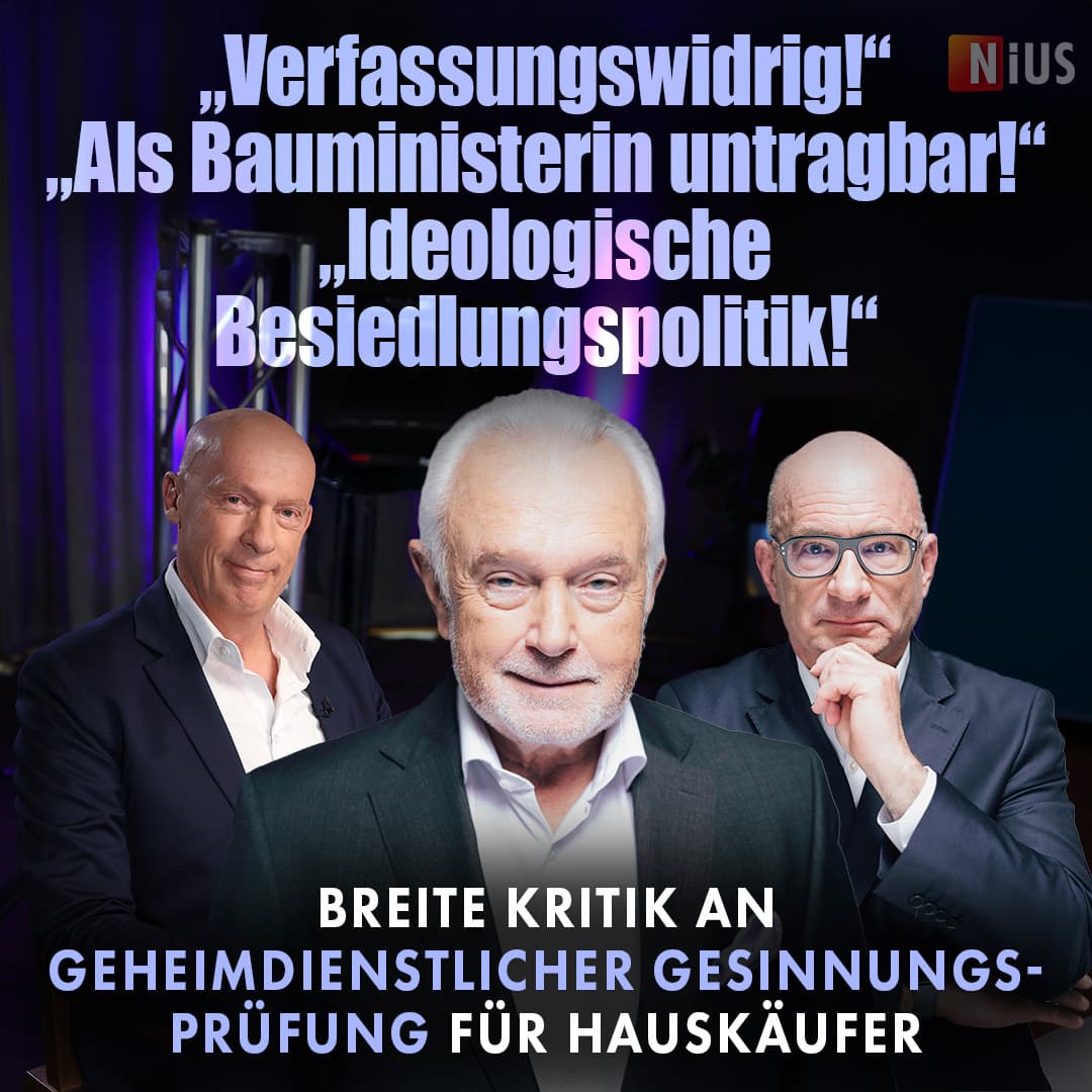 „Verfassungswidrig!“, „Als Bauministerin untragbar!“: Breite Kritik an geheimdienstlicher Gesinnungs-Prüfung für Hauskäufer