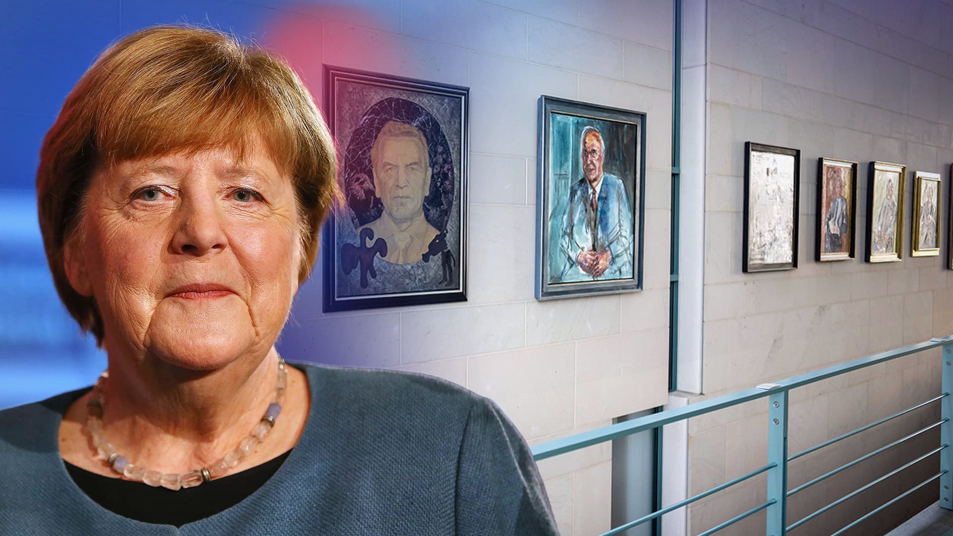 Zwei Dutzend Sitzungen bei klassischer Musik: Künstler malt Merkel-Portrait fürs Kanzleramt