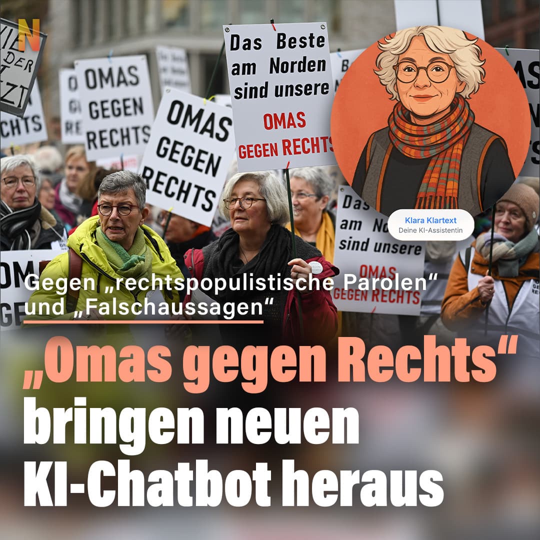 „Omas gegen Rechts“ bringen neuen KI-Chatbot heraus