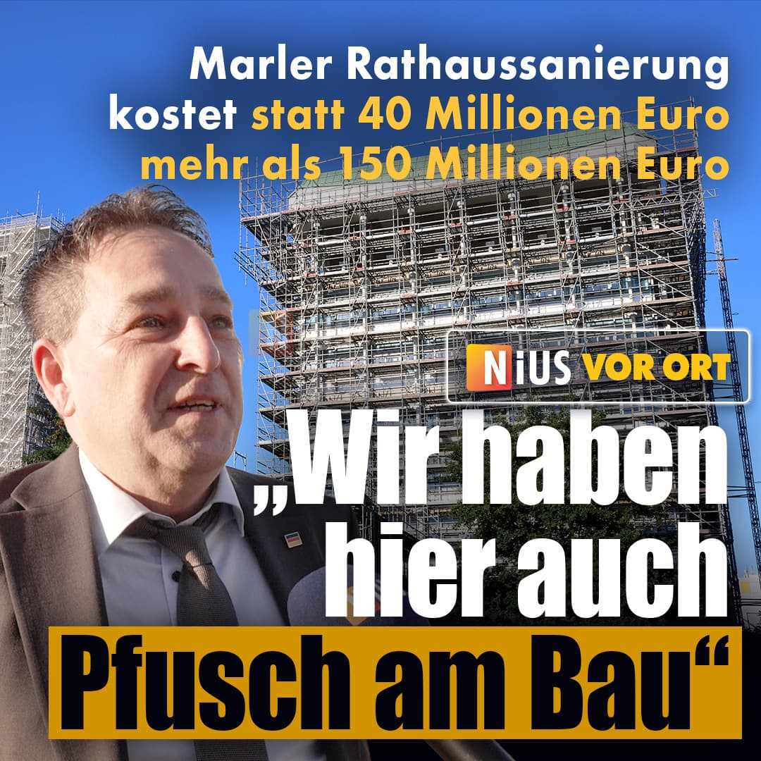 Marler Rathaussanierung kostet statt 40 Millionen Euro mehr als 150 Millionen Euro: „Wir haben hier auch Pfusch am Bau”