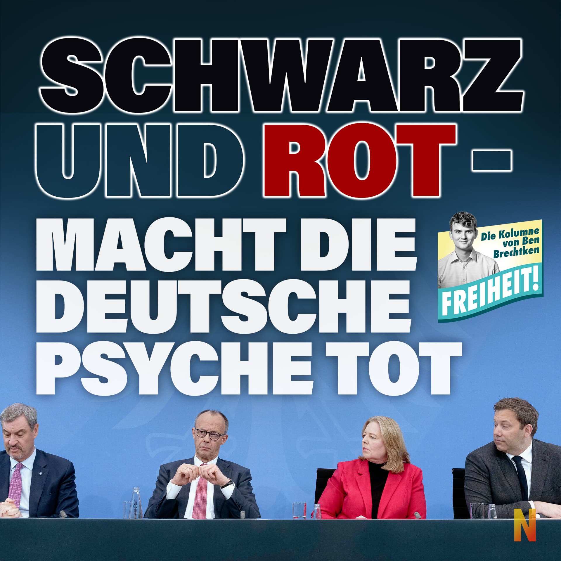 Schwarz und Rot – macht die deutsche Psyche tot