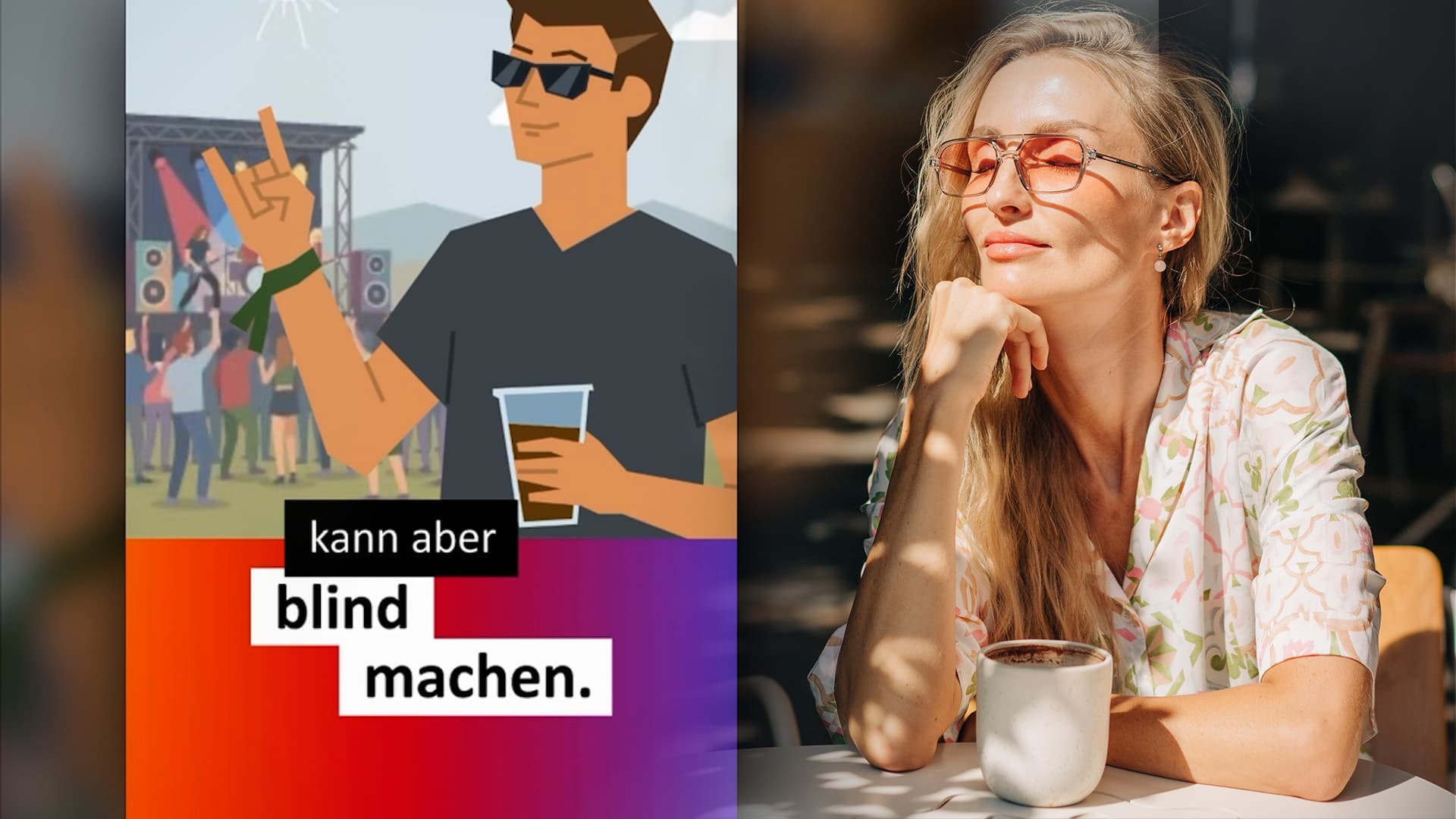 100.000-Euro-Kampagne: Jetzt warnt die Regierung, dass man ohne Sonnenbrille zu erblinden droht