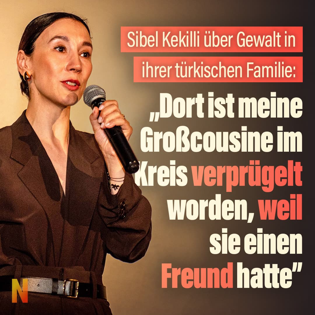 Sibel Kekilli über Gewalt in ihrer türkischen Familie: „Dort ist meine Großcousine im Kreis verprügelt worden, weil sie einen Freund hatte”